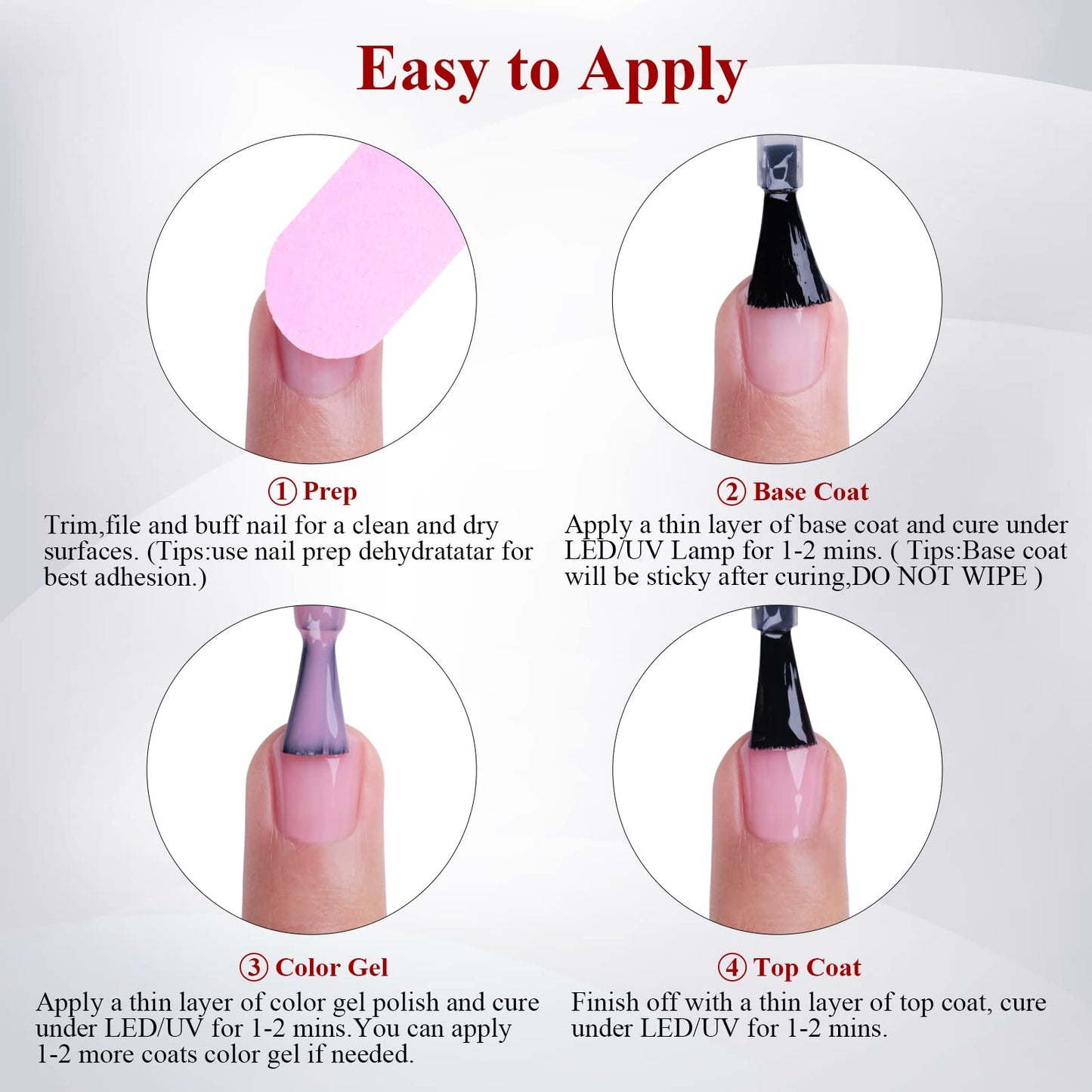 Ozzeal Jelly Gel Nail Polish, Milky White Jelly Neutral Nude Gel Polish Translucent Sheer Spring Summer Nail Polish Gel Soak off UV LED Light for Nail Art DIY Manicure 0.5 Fl Oz