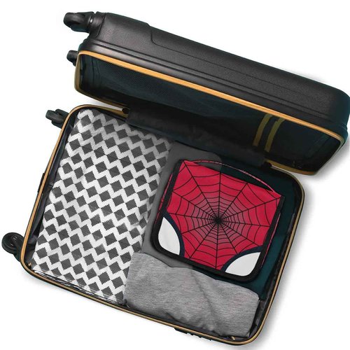 ADTASU Boys Toiletry Bag - Waterproof Kids Hanging Makeup Cosmetic Dopp Kit Spider Web Shaving Bags for Travel Picnic Camping