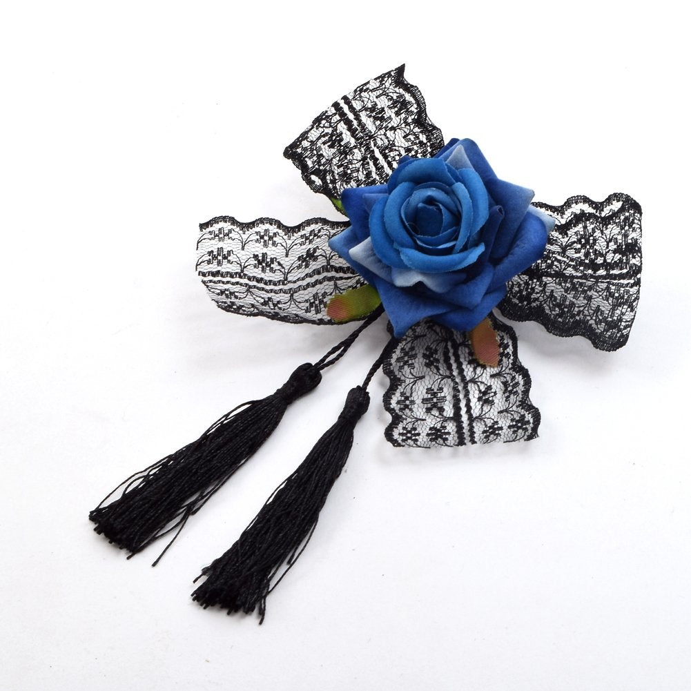 BLESSUME Vintage Steampunk Hair Clip Punk Gothic Headwear