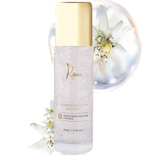 Roiii Light Bulb Glow Essence Serum - Vitamin C + Niacinamide + Hyaluronic Acid - Brightening Face Essence for Glowing Skin - Neck Reduce Dark Spots & Even Skin Tone 3.52 FL.OZ