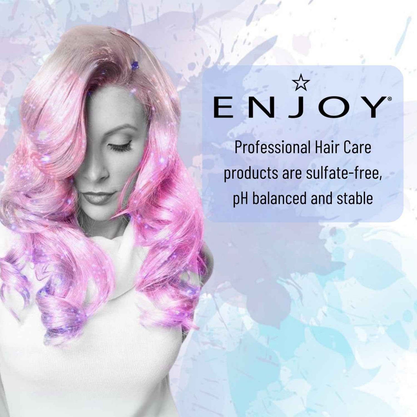 ENJOY Conditioning Shave Cream for Men & Women – Sulfate-Free, Aloe-Infused Shaving Lotion – Softens Hair, Moisturized Smooth Skin After Shave – Non-Foaming – 8.8 Oz | pH 4.5-5.5