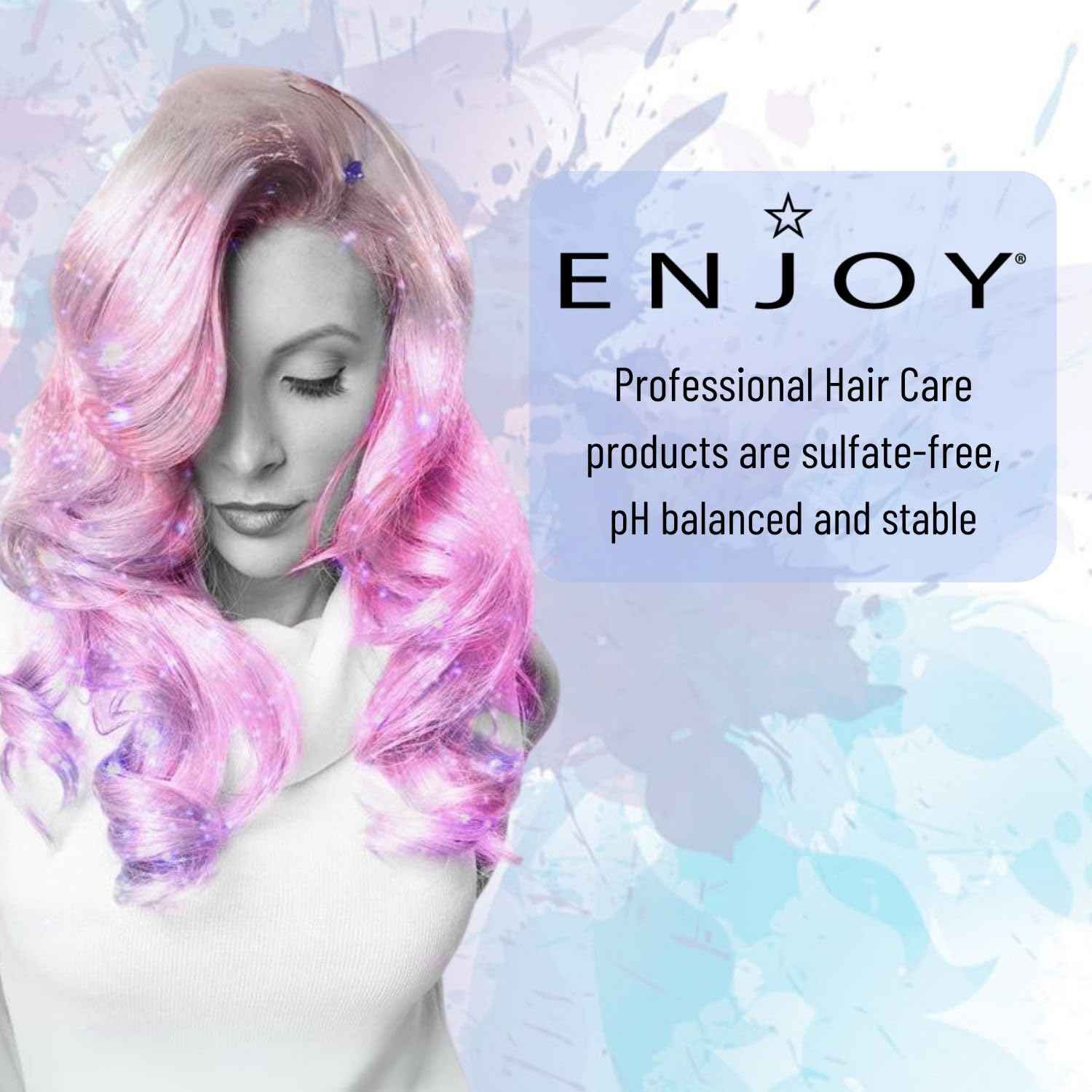 ENJOY Conditioning Shave Cream for Men & Women – Sulfate-Free, Aloe-Infused Shaving Lotion – Softens Hair, Moisturized Smooth Skin After Shave – Non-Foaming – 8.8 Oz | pH 4.5-5.5