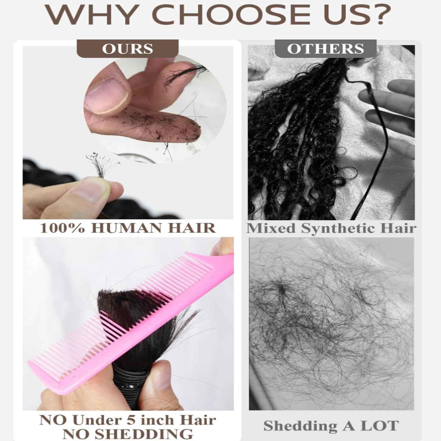 Habiliana 30 Auburn Brown Deep Wave Bulk Human Braiding Hair 2 Bundles Total 100g 18 Inch Human Hair Bundles Braiding Brazilian Virgin Curly Human Hair Extensions for Boho Braids