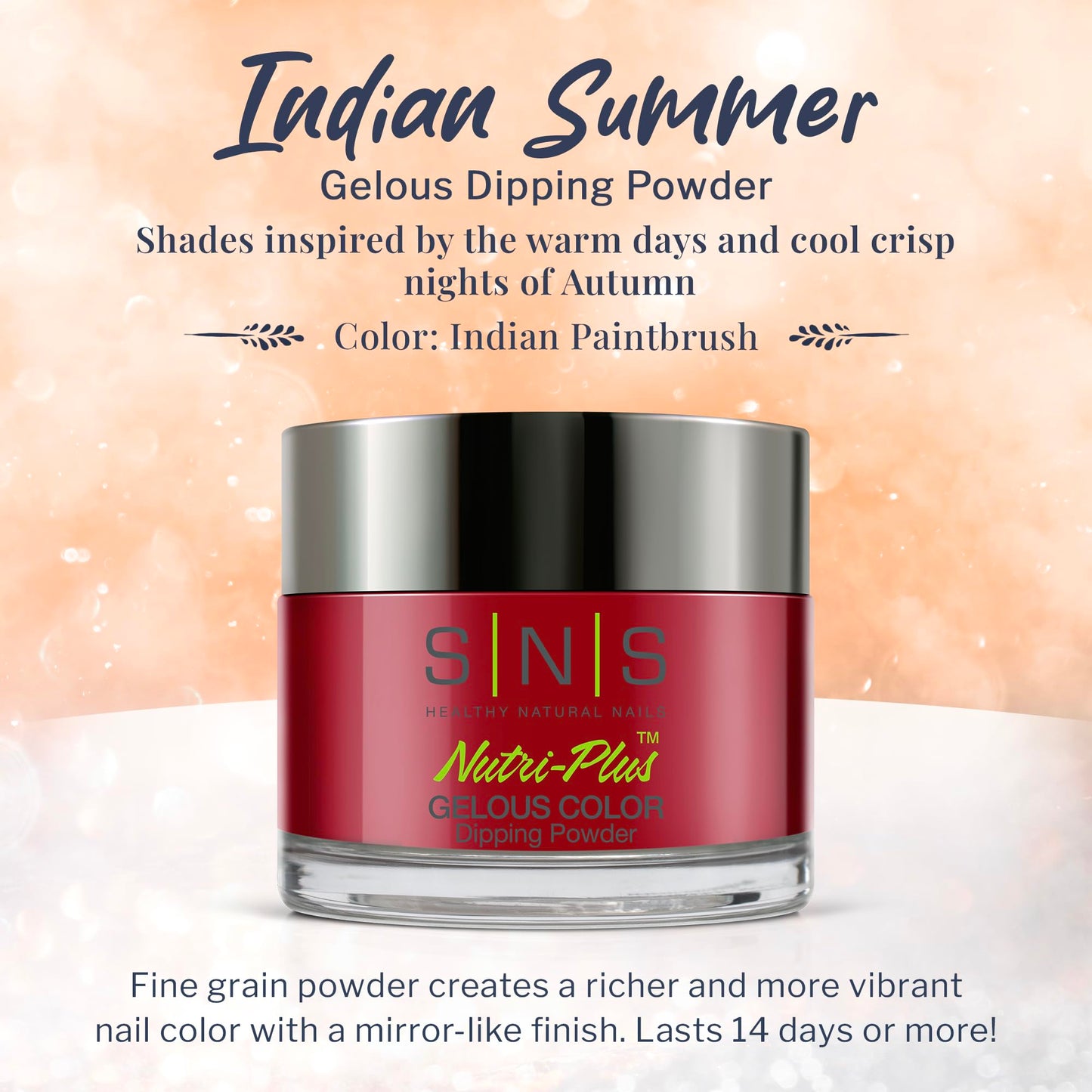 SNS Nails Dipping Powder Gelous Color - Indian Summer Collection - IS23-1oz