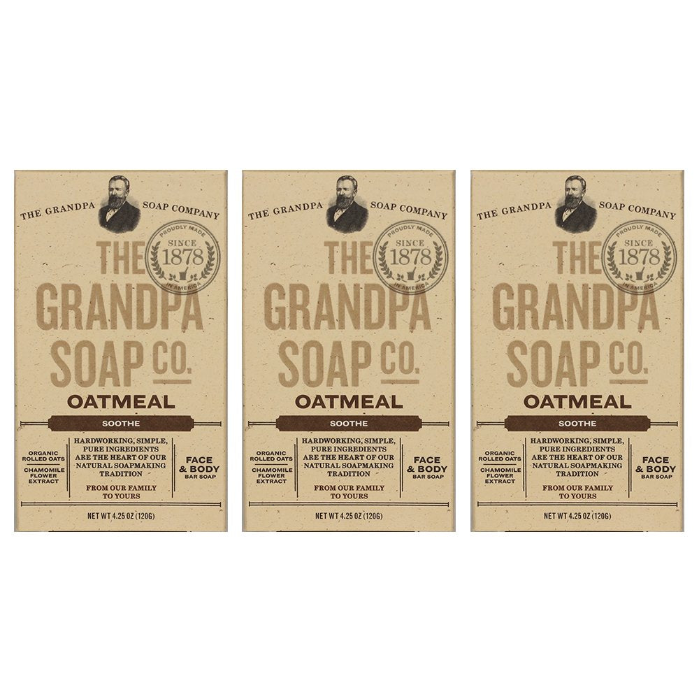 The Grandpa Soap Company Oatmeal (4.25oz) (3-pack)