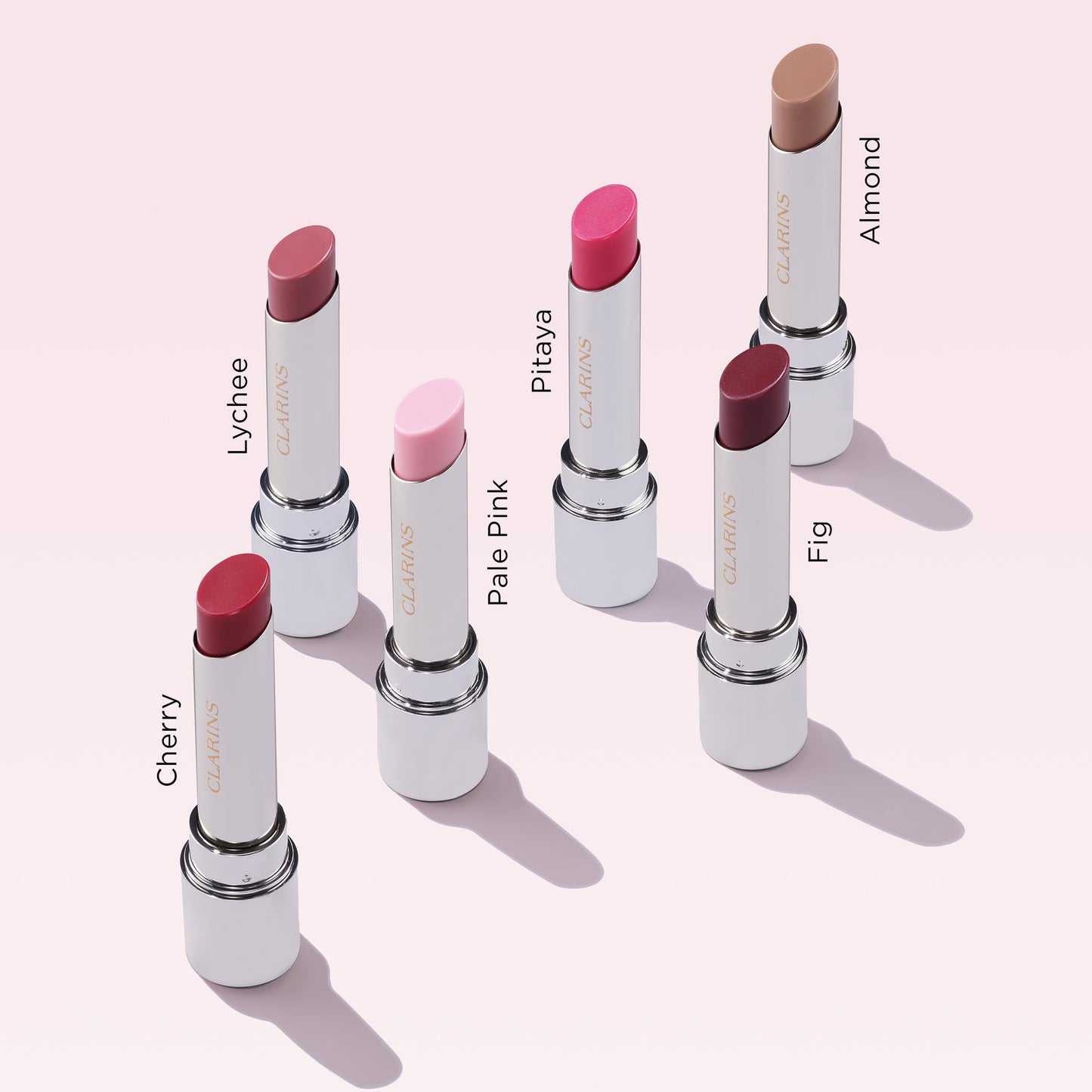 Clarins Lip Oil Balm | Nourishes, Hydrates, and Visibly Plumps | Natural, Sheer Finish and Shine | 99% Skincare Formula and 96% Natural Ingredients | Contains Hydrating Peptide | 0.1 Oz, 01 Pale Pink