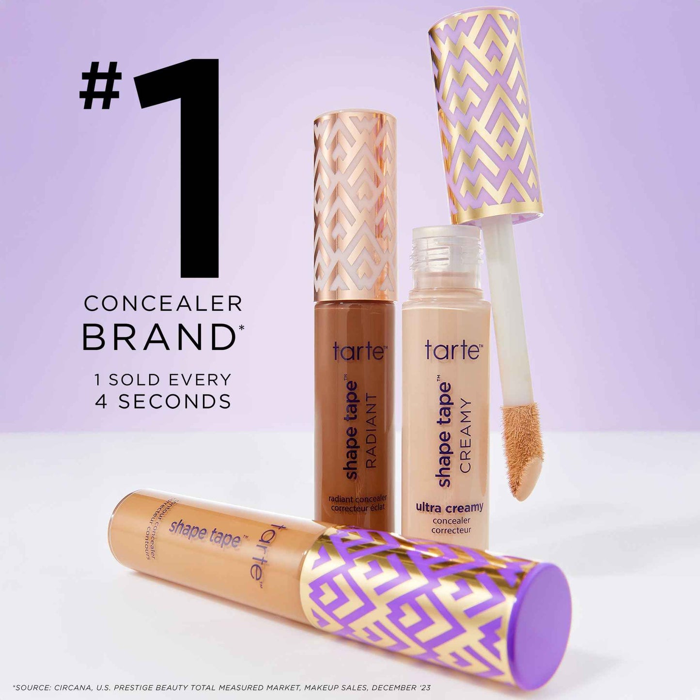tarte shape tape radiant concealer – Medium-Coverage, Radiant Finish for Under Eye Concealer for Dark Circles, Fine Lines, Redness & Discoloration, Hydrating, Vegan, Cruelty Free