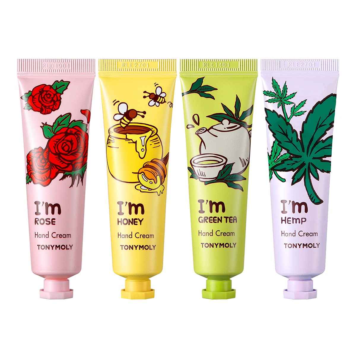 TONYMOLY I'm Hand Cream, Assorted 3, 4 Pack