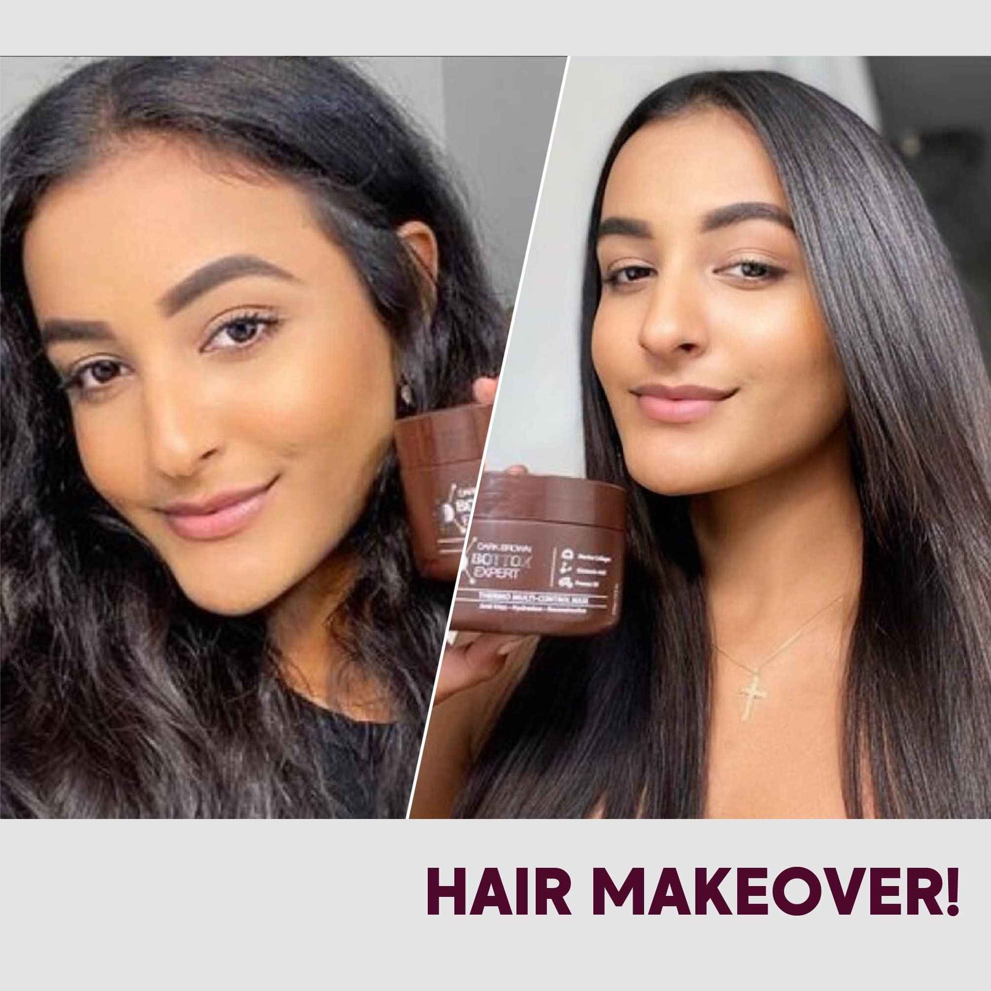 Hair Treatment Mask Damaged Dark Brown Color BONDOX 8.8oz | Color Depositing Mask with Almond Oil | Marine Seaweed Collagen | Formaldehyde-Free | Enhances Elasticity, Flexibility, Softness & Moisture