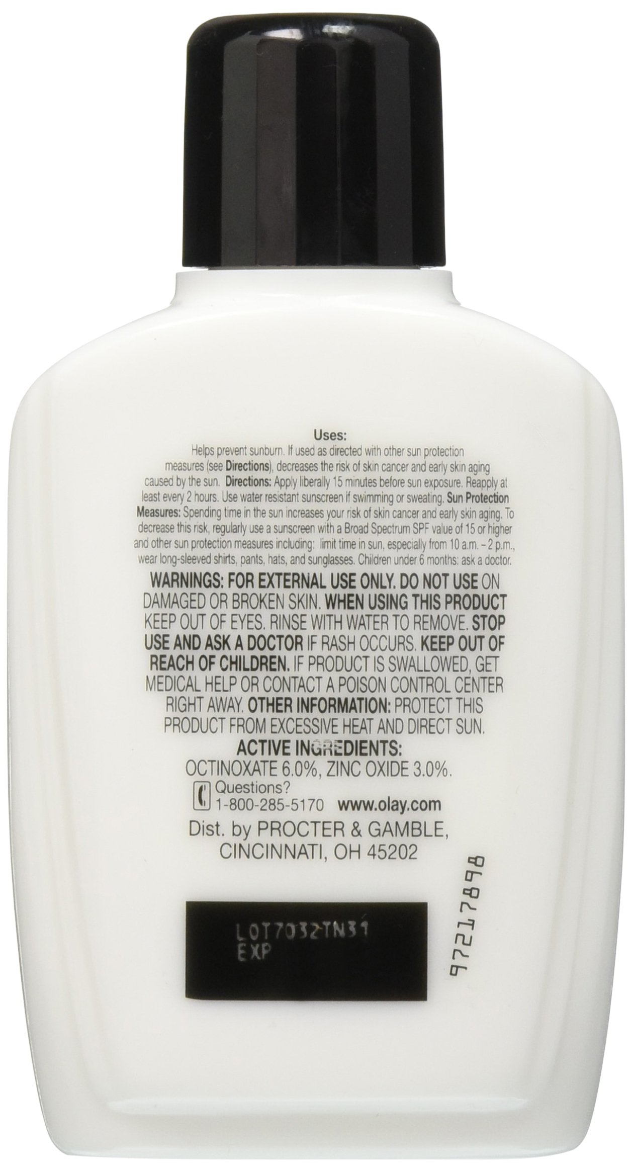 OLAY Complete All Day Moisturizer SPF 15, Sensitive 4 oz (Pack of 2)