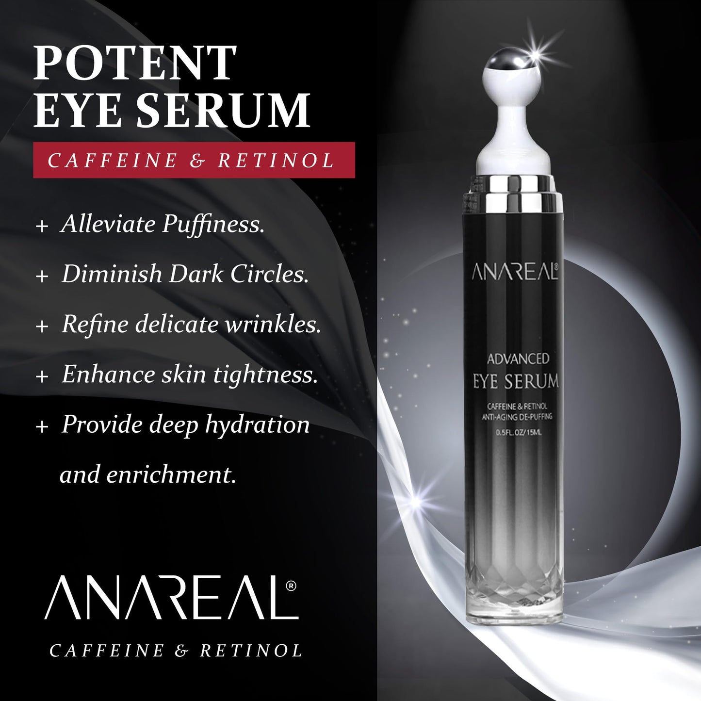 Eye Cream for Puffiness and Bags Under Eyes, Eye Bags Treatment for Men & Women, Under Eye Cream for Puffiness and Bags, Under Eye Cream for Dark Circles, Eye Roller for Puffy Eyes, Puffy Eye Cream