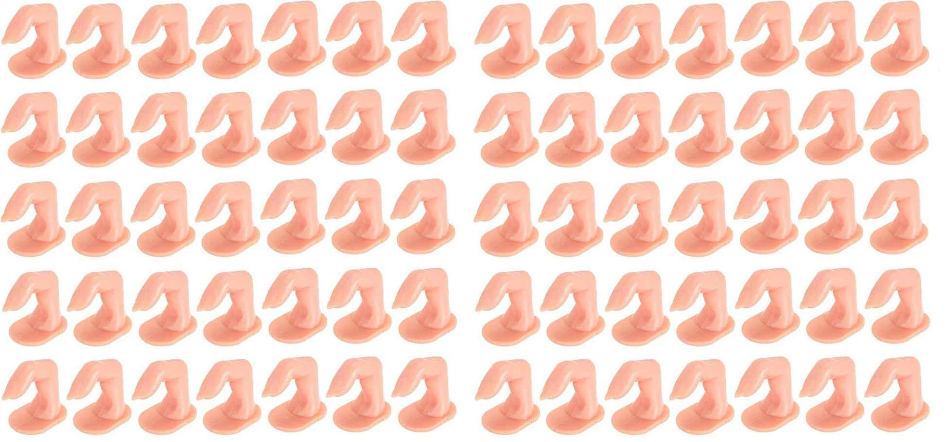 Hedume 120 Pack Practice Fingers, DIY Nail Art Training Fingers, Nail Decoration Training Fingers for Nail Art Beginners, Lovers and Salon Artists