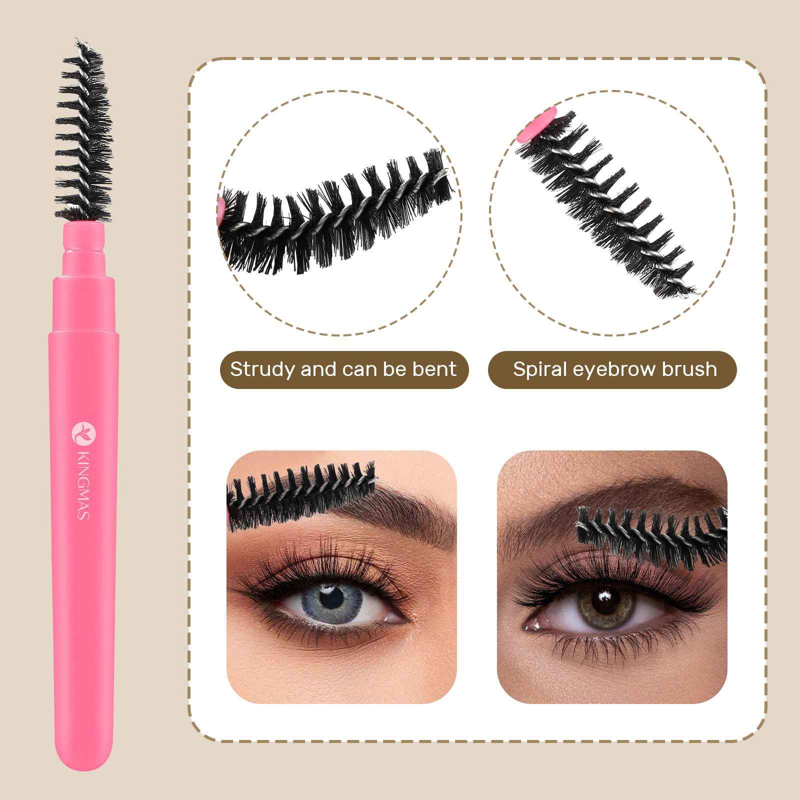 KINGMAS 10Pcs Tweezers Set for Women Facial Hair, Precision Tweezer for Eyebrows with Curved Scissor and Eyebrow Razor for Ingrown Hair with Case