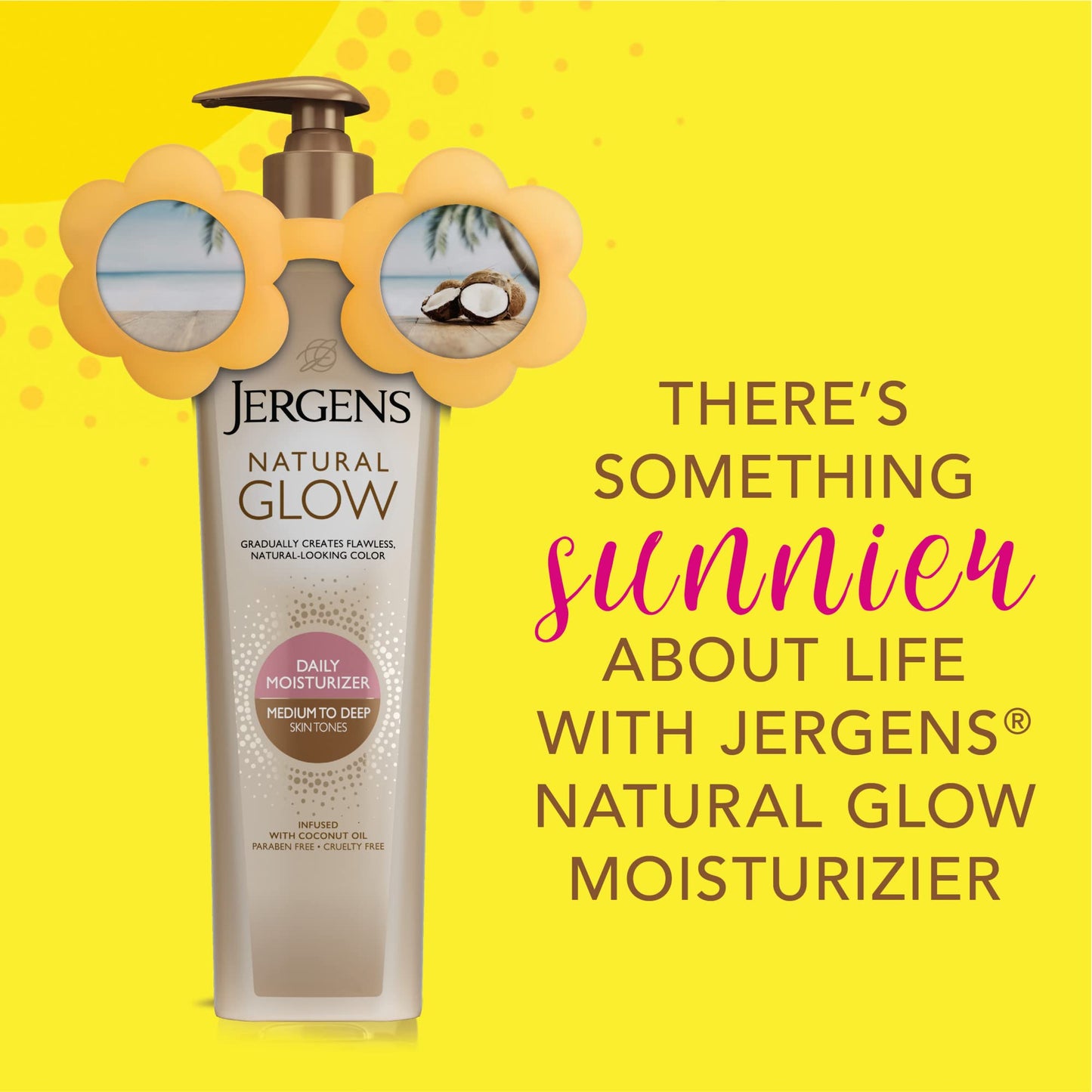 Jergens Natural Glow 3-Day Self Tanner for Medium to Deep Skin Tone, Sunless Tanning Moisturizer & Natural Glow Instant Sun Sunless Tanning Moisturizer + Bronzer, Self Tanner, Deep Bronze