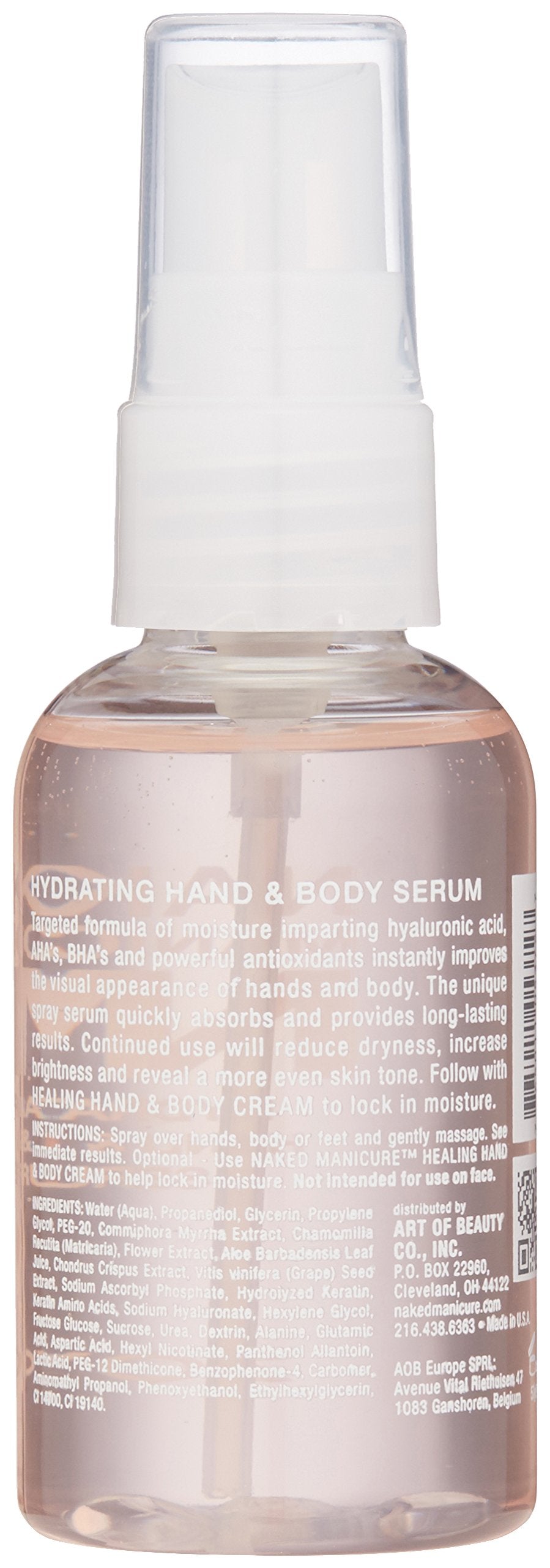 ZOYA Naked Manicure Hydrating Hand and Body Serum, 2 Fl. oz.