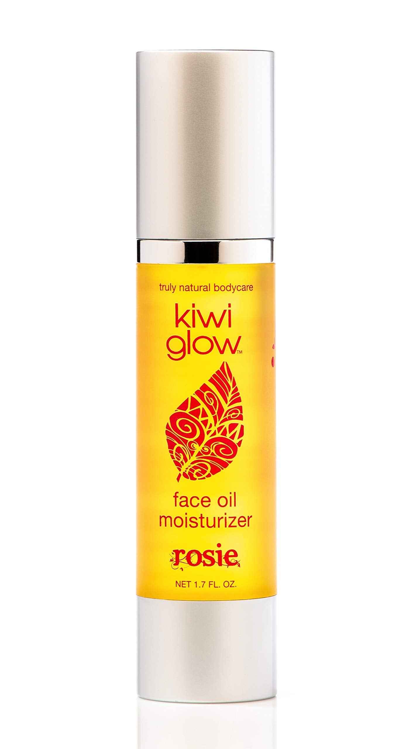 kiwi glow Rosie Face Oil – Rose & Clary Sage Glow Serum for Balanced, Radiant Skin – 1.7 oz