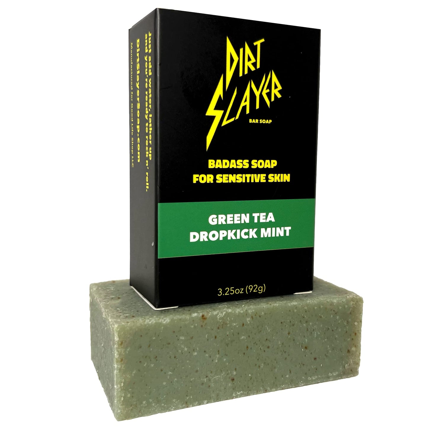 Dirt Slayer All Natural Bar Soap (Green Tea Dropkick Mint)