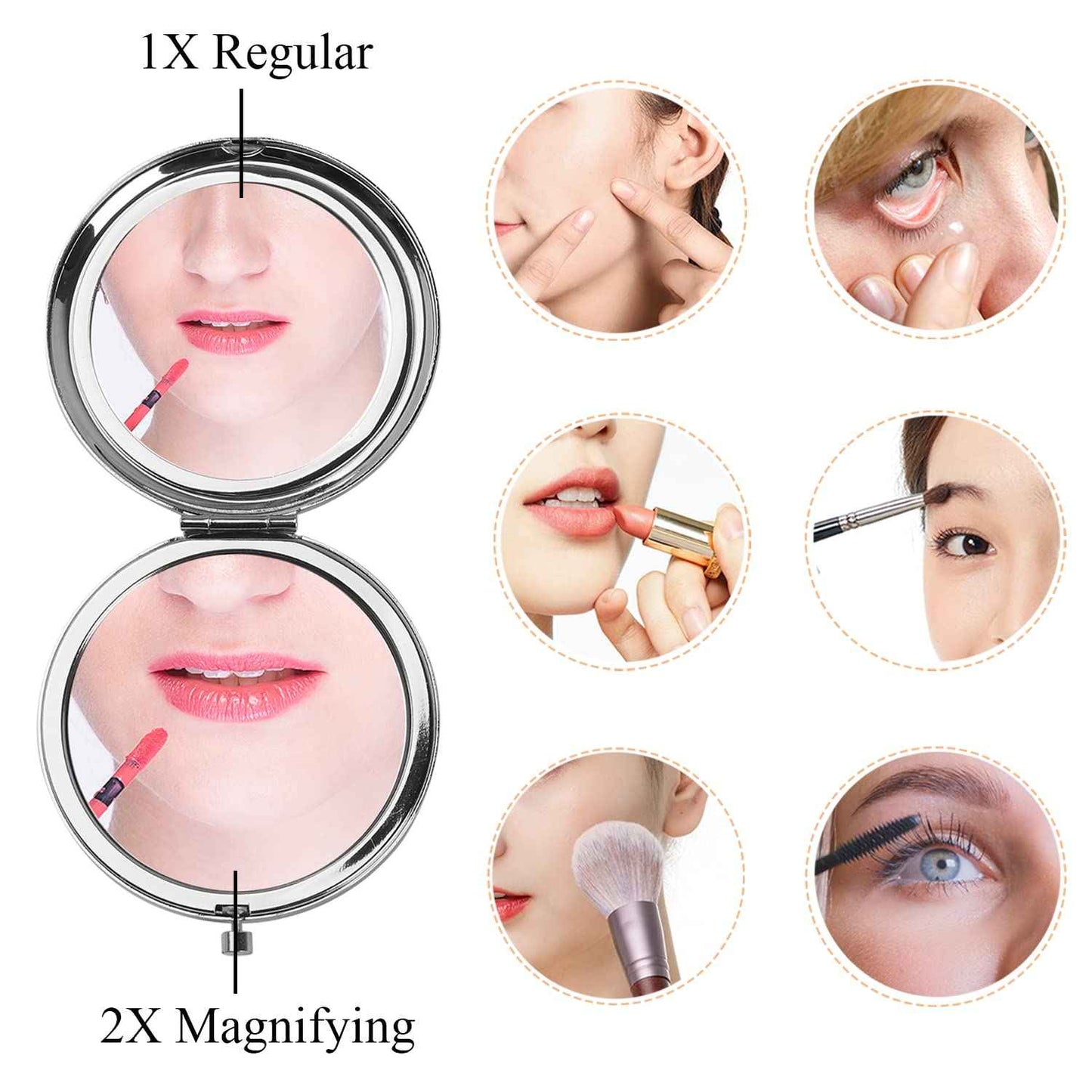 PLITI Daughter in Law Compact Mirror from Mother in Law Father in Law to My Daughter in Law Wedding Pocket Mirror (Daughter in Law CM)