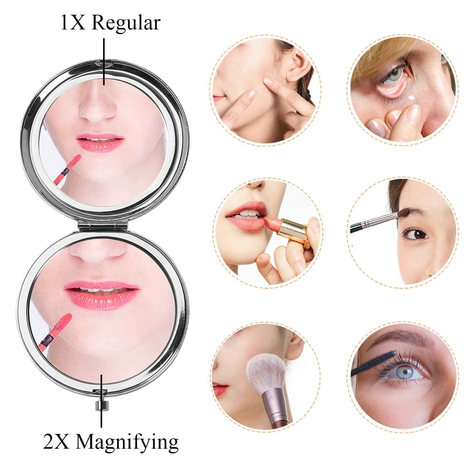 PLITI Daughter in Law Compact Mirror from Mother in Law Father in Law to My Daughter in Law Wedding Pocket Mirror (Daughter in Law CM)