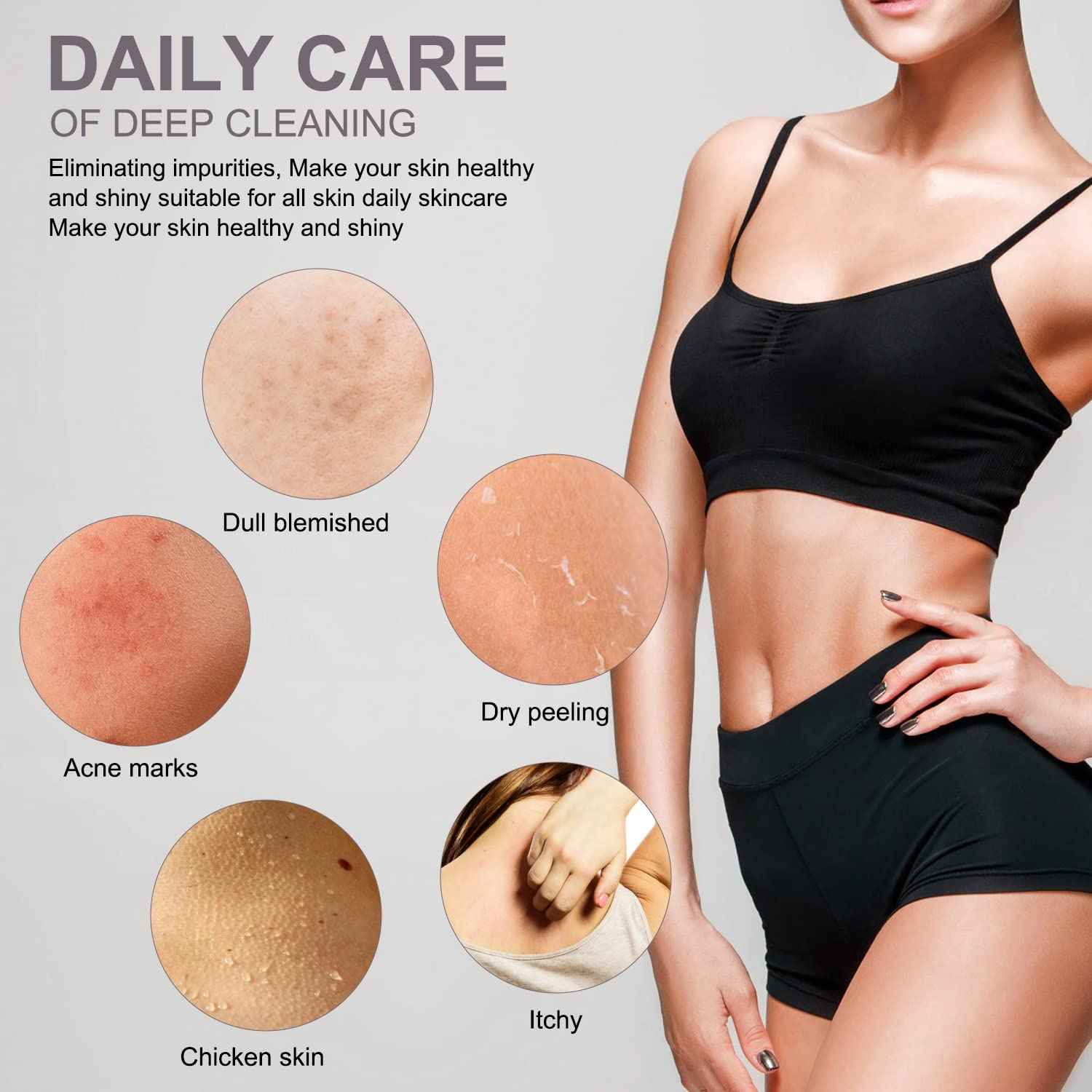 TUZIER African Net Sponge 3 Pieces African Exfoliating Net African Bath Sponge Scrubbing Rag Net African Wash Shower Long Net Body Scrubber