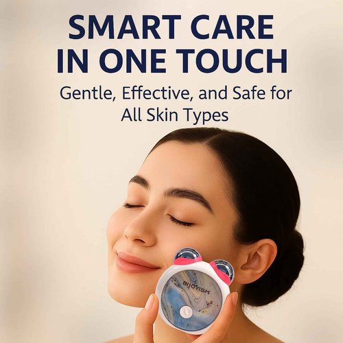 Red Light Massager for Face & Neck - Dual Light Multifunctional Anti-Wrinkle Face Lift Device - Facial Device for Skincare