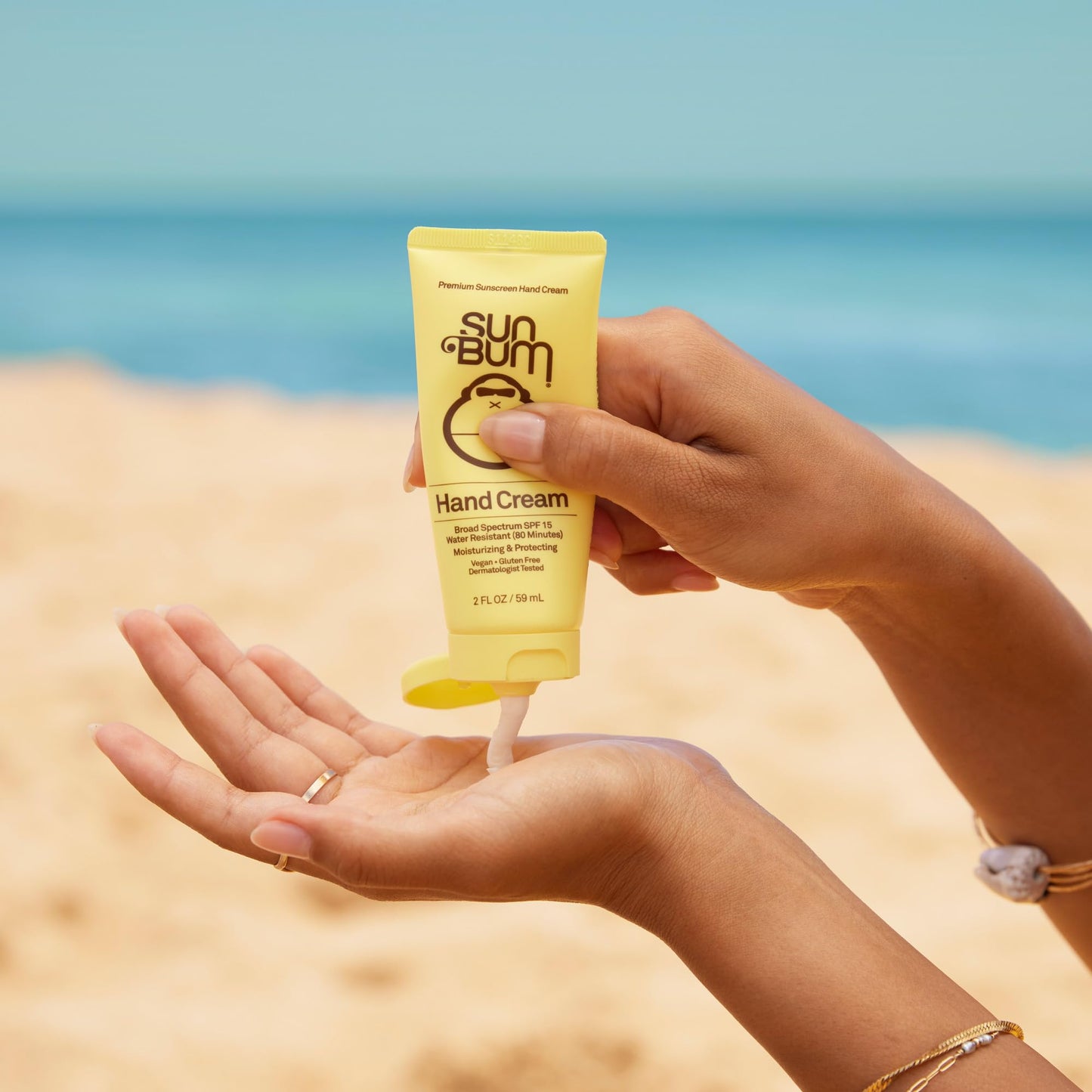 Sun Bum Sun Bum Original Spf 15 Sunscreen Hand Cream| Vegan and Hawaii 104 Act Compliant (octinoxate & Oxybenzone Free) Broad Spectrum Moisturizing Uva/uvb Sunscreen With Vitamin E | 2 Oz, 1 count