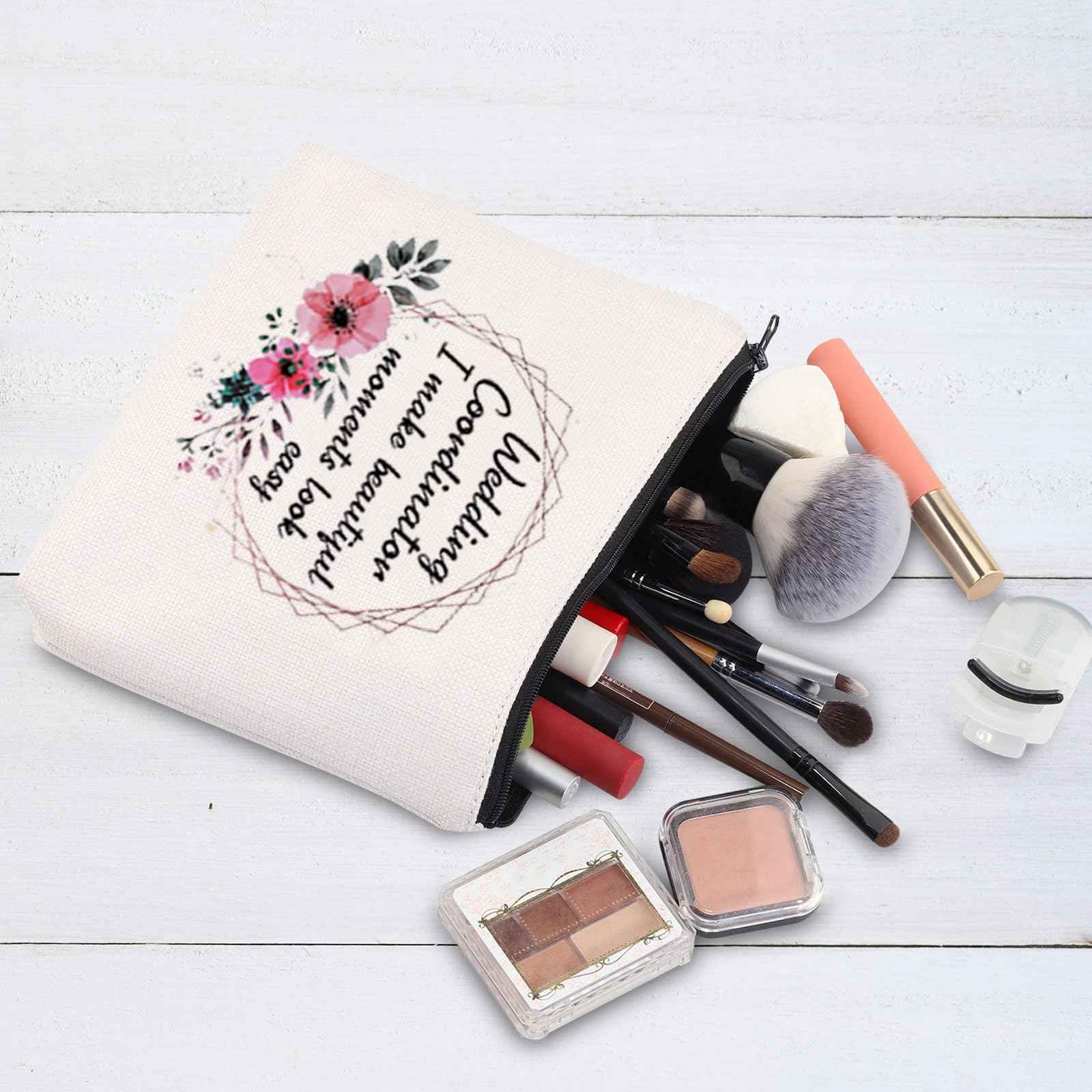 G2TUP Wedding Coordinator Gift Wedding Party Accessory Pouch I Make Beautiful Moments Thank You Planner (Wedding Coordinator Zip Bag)