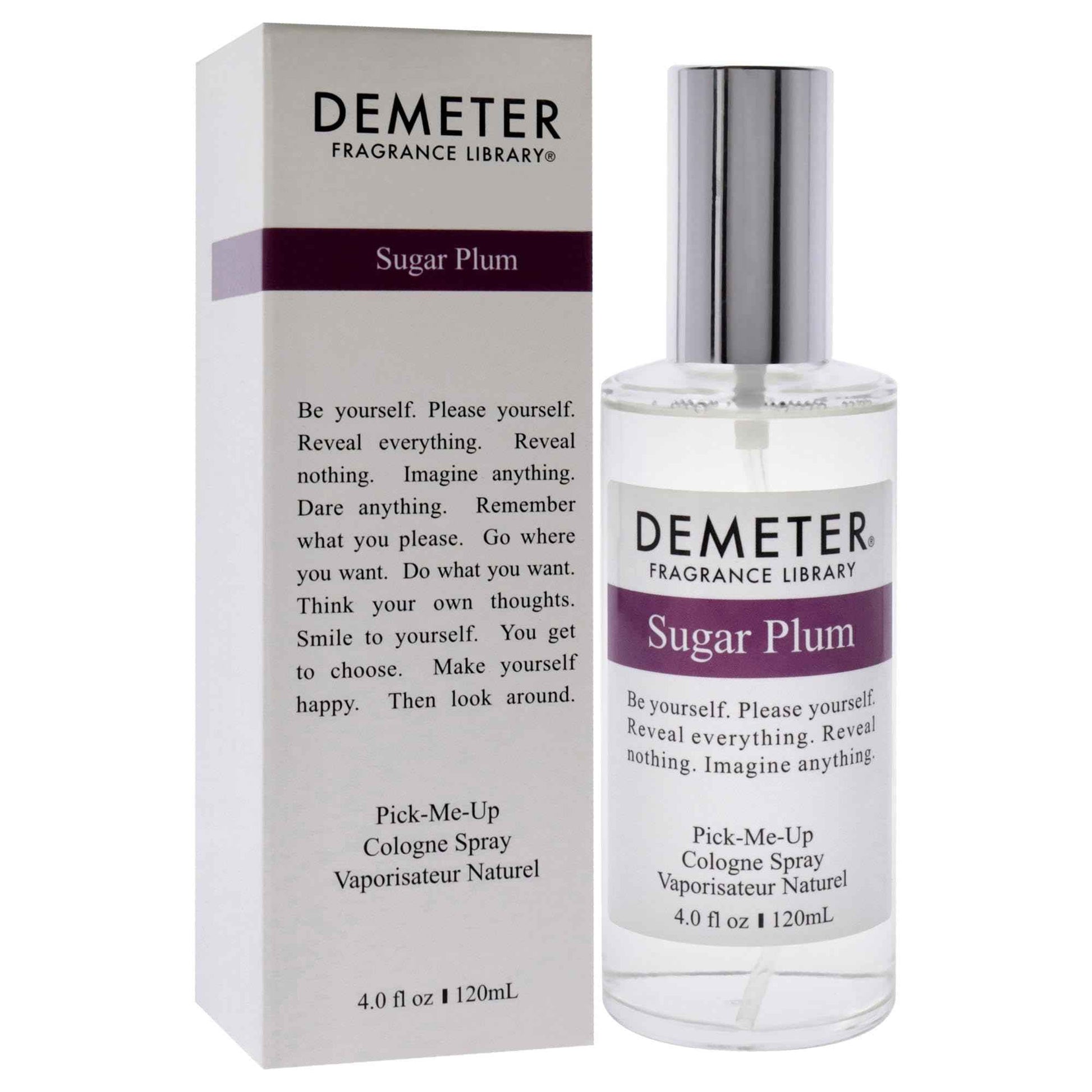 Demeter Sugar Plum Cologne Spray for Unisex, 4 Ounce