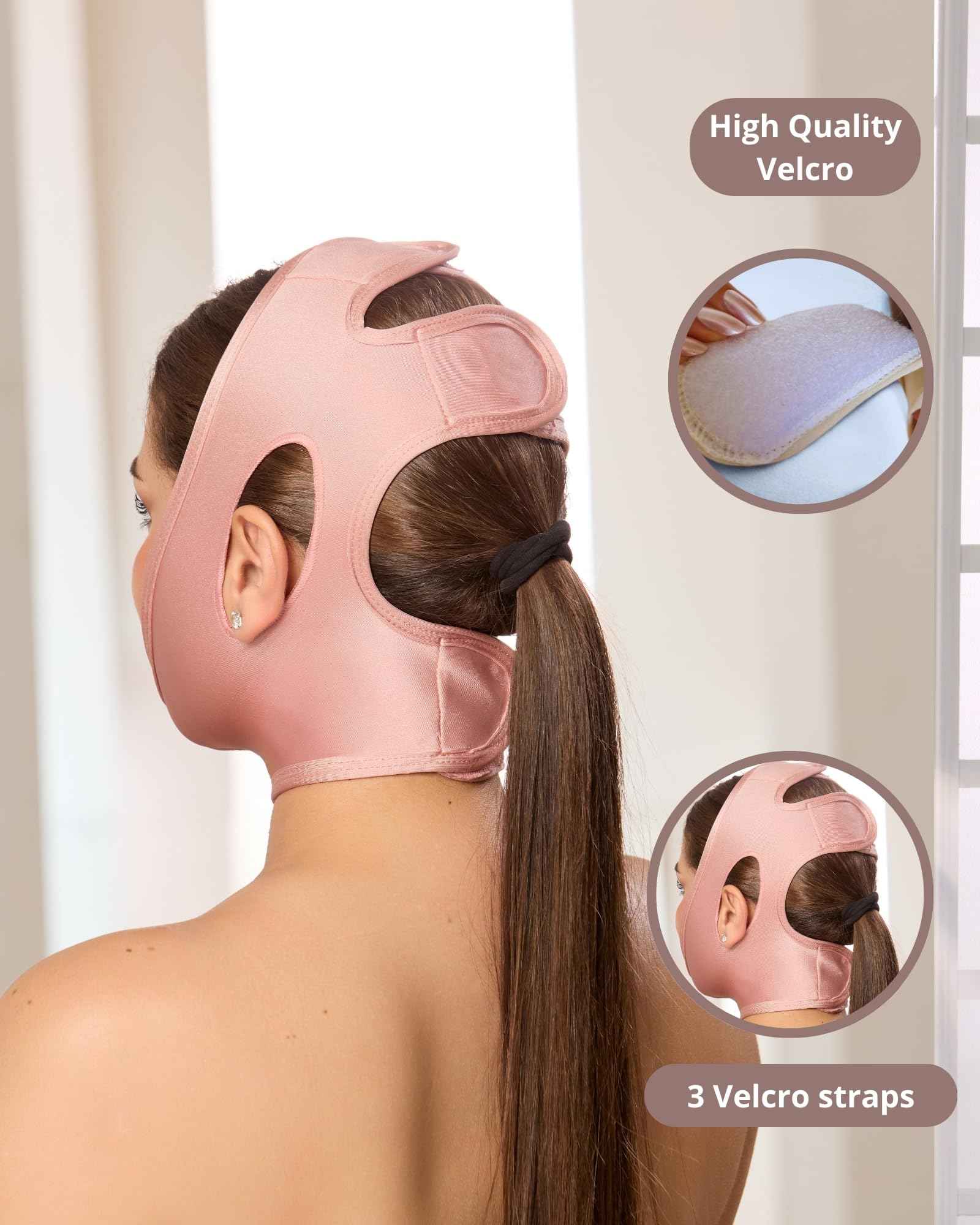 Shape Concept Chin Strap Support Band Neck Bandage Face Lifting Slimmer Chin Lift Facial Compression