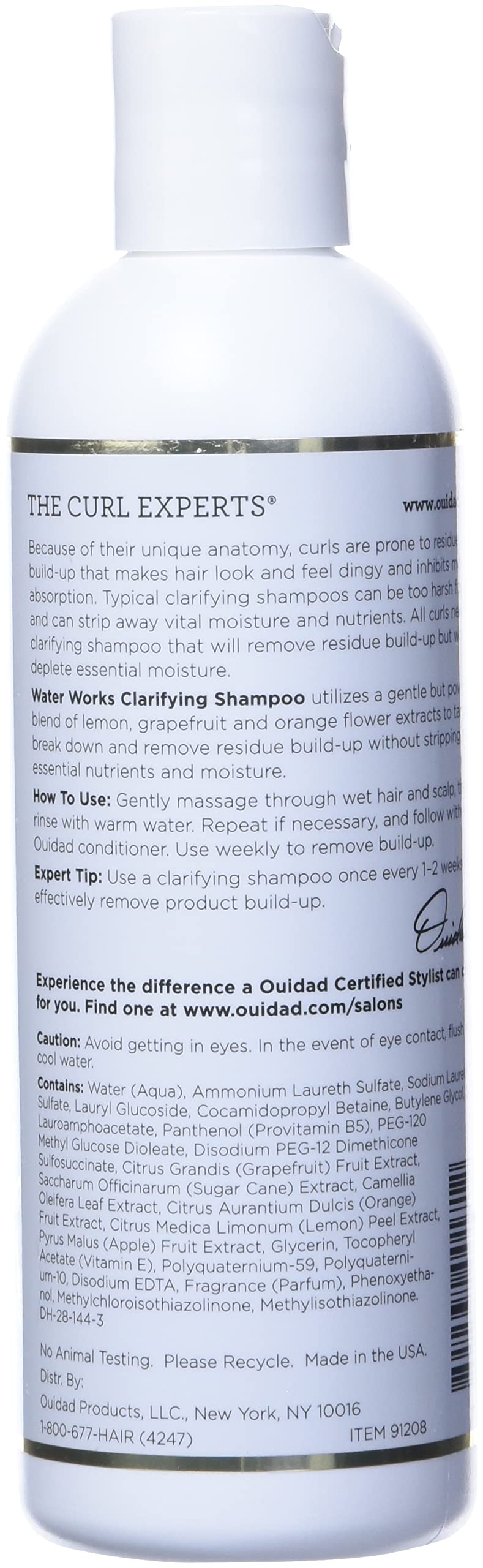 OUIDAD Water Works Clarifying Shampoo, 8.5 Fl Oz