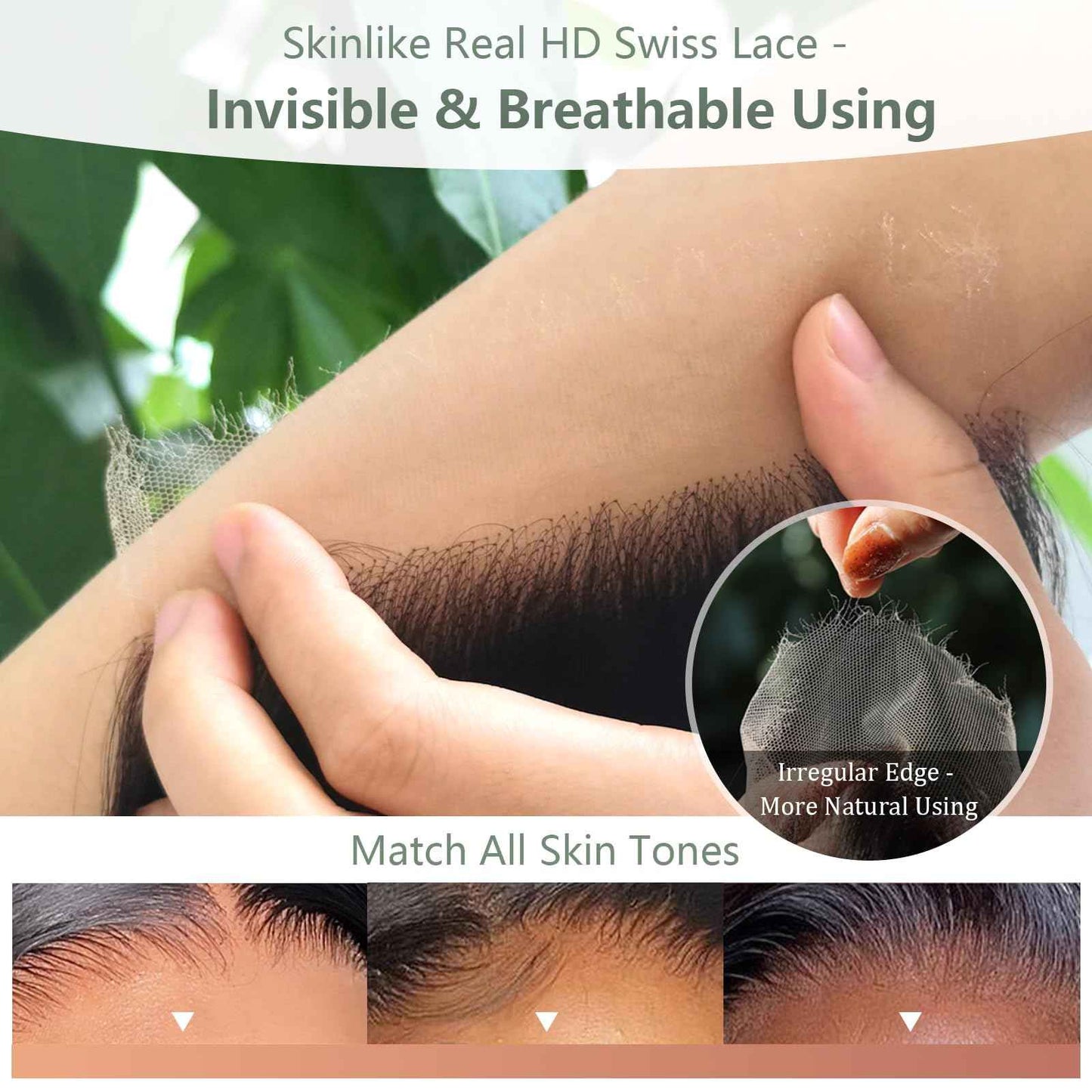 2x6 HD Lace Closure Loose Deep Wave Human Hair 14 Inch - 0.10mm Ultra-thin Invisible Burmese Curly 2 by 6 Closure, 100% Pre Plucked Brazilian Raw Virgin Hair Skinlike HD Lace Closure Wet and Wavy