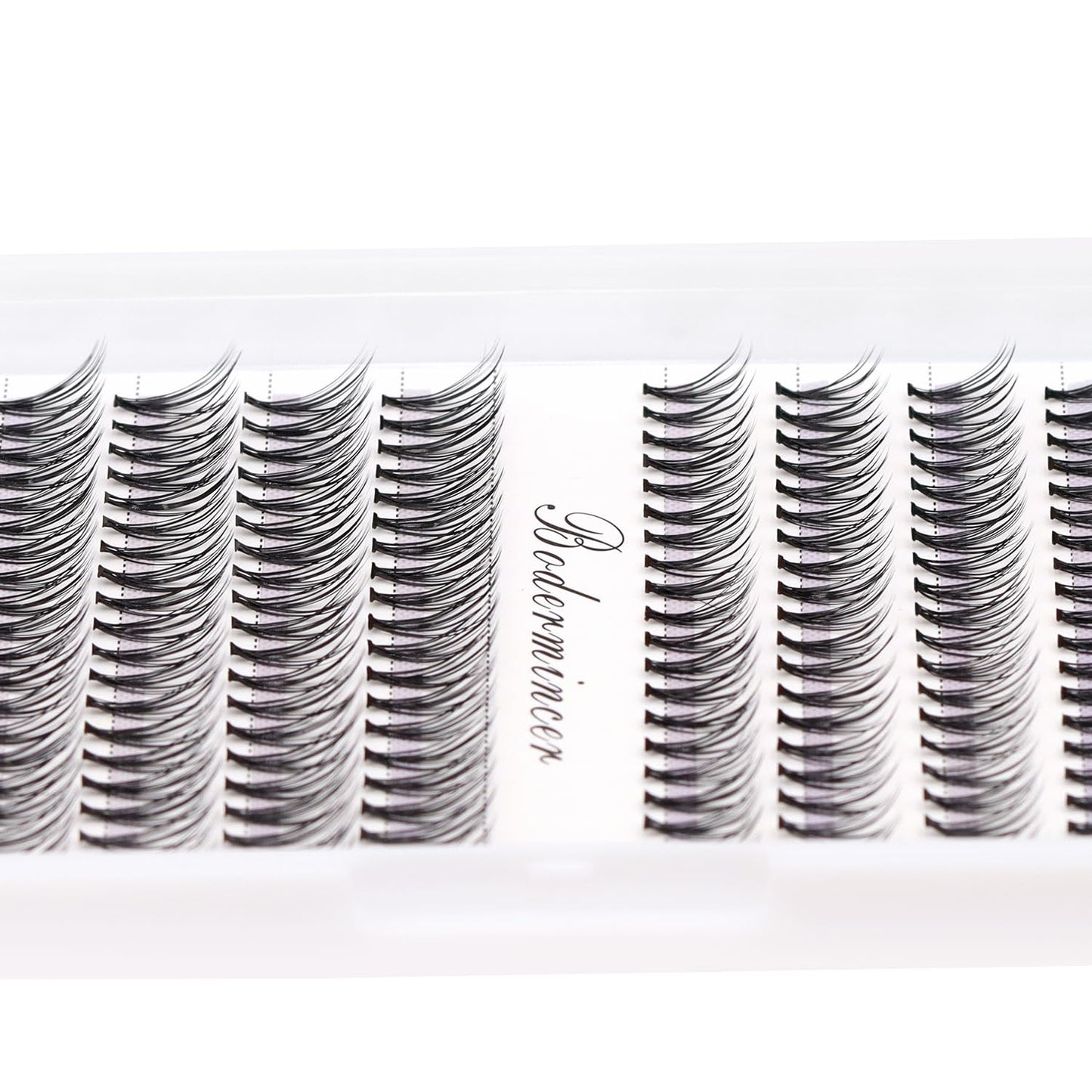 Bodermincer Black/Colored Cluster Lashes 240pcs 20D/40D DIY Eyelash Extension D Curl Long Individual Lashes Mixed Tray Faux Mink Lash Clusters Extensions 8-22mm (20D-10+12mm Mixed)