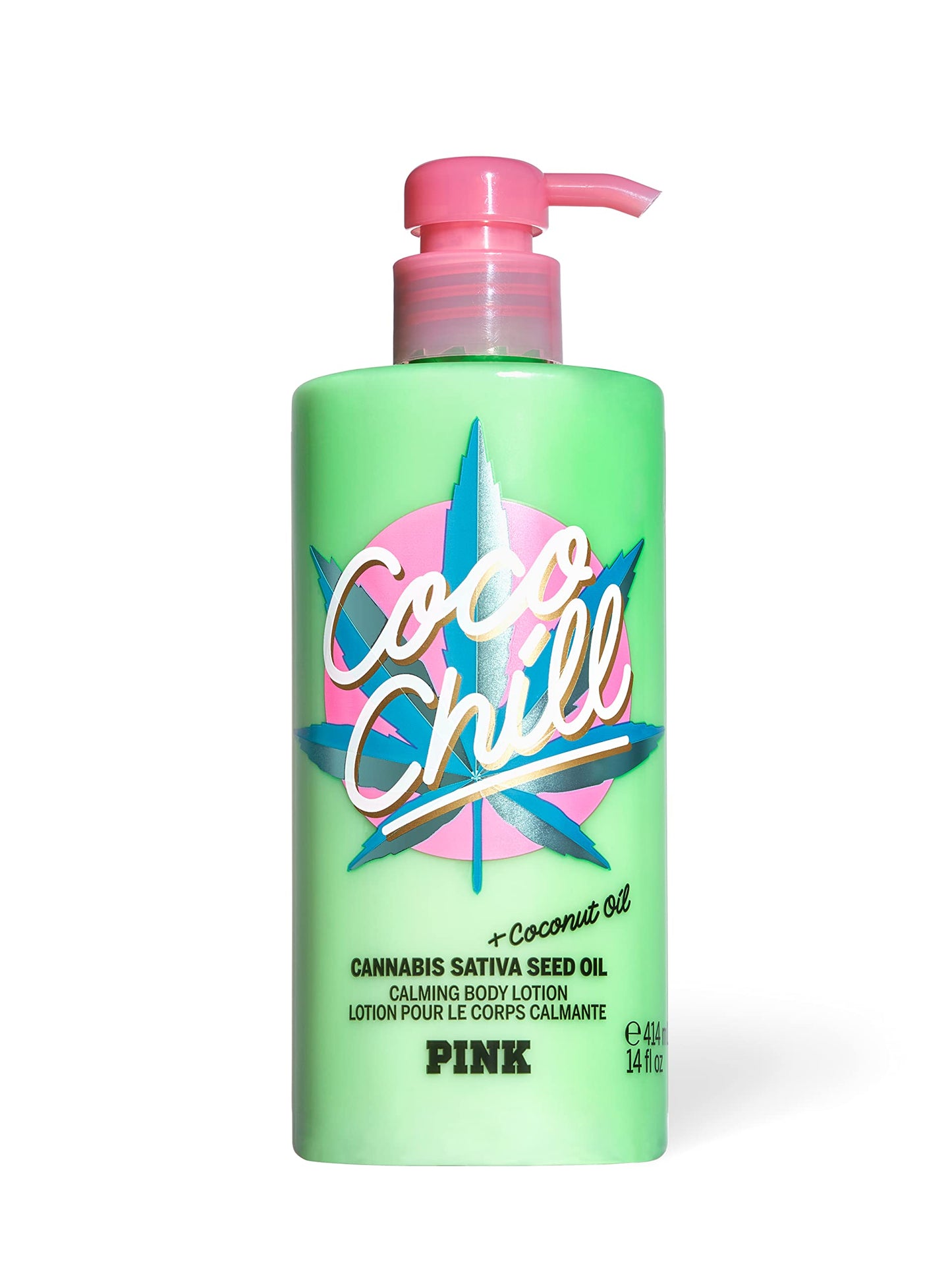 Victoria's Secret Pink Coco Chill Calming Body Lotion with Cannabis Sativa Seed Oil