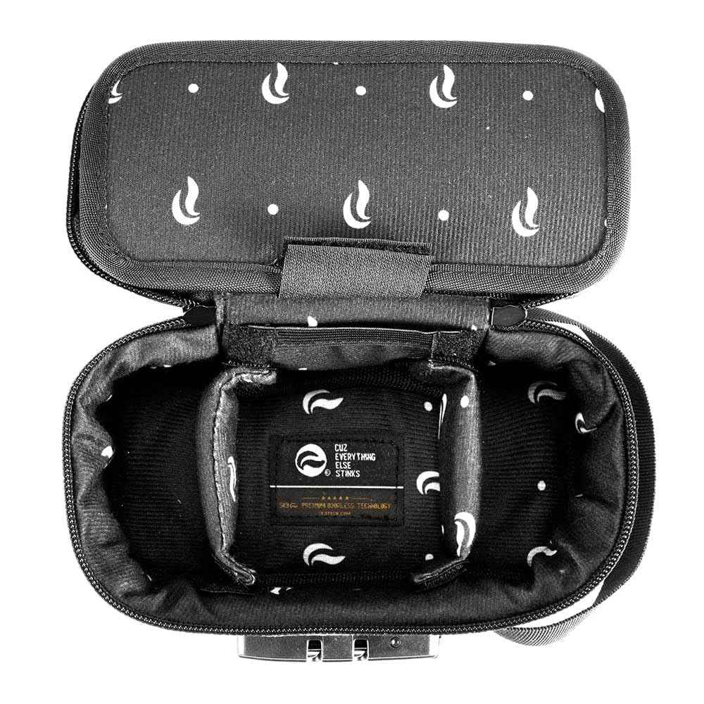 Skunk Sidekick Smell Proof Case w/Combo Lock - SK9 Premium odorless Technology (Slate Gray)