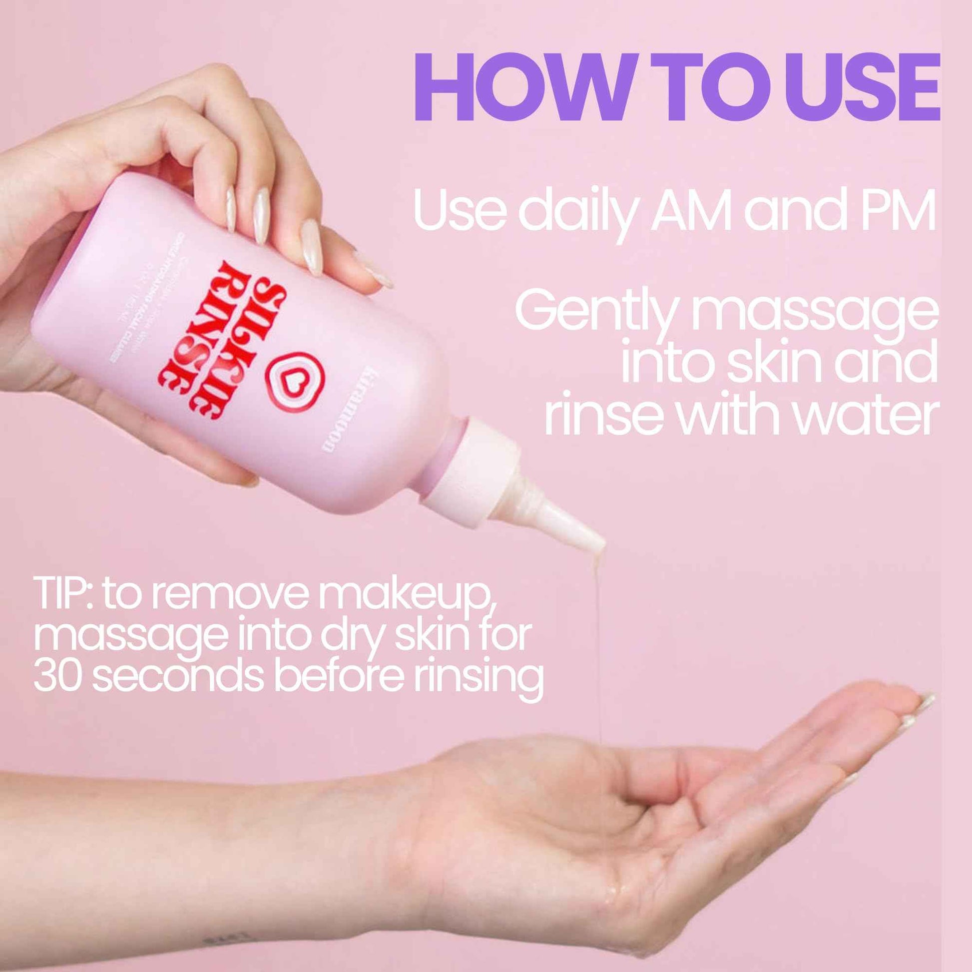 Kiramoon Face Wash Silkie Rinse Hydrating Gentle Face Cleanser for Dry or Sensitive Skin - Hydrating Makeup Remover & Face Wash w/Ceramides & Squalane