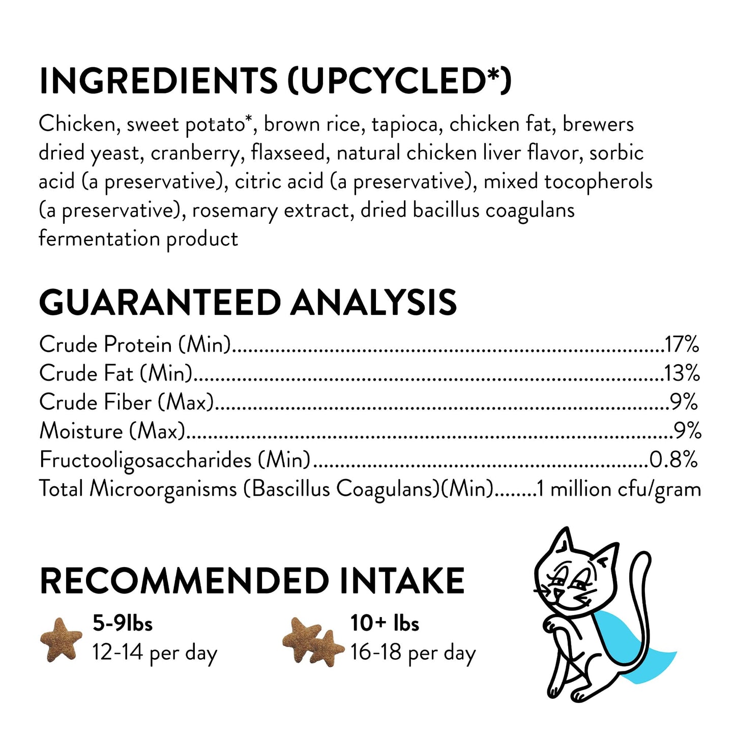 Shameless Pets Crunchy Cat Treats - Kitty Treats for Cats with Digestive Support, Natural Kitten Treats with Real Chicken, Healthy Flavored Feline Snacks - Cran You Say Chicken, 3-Pk