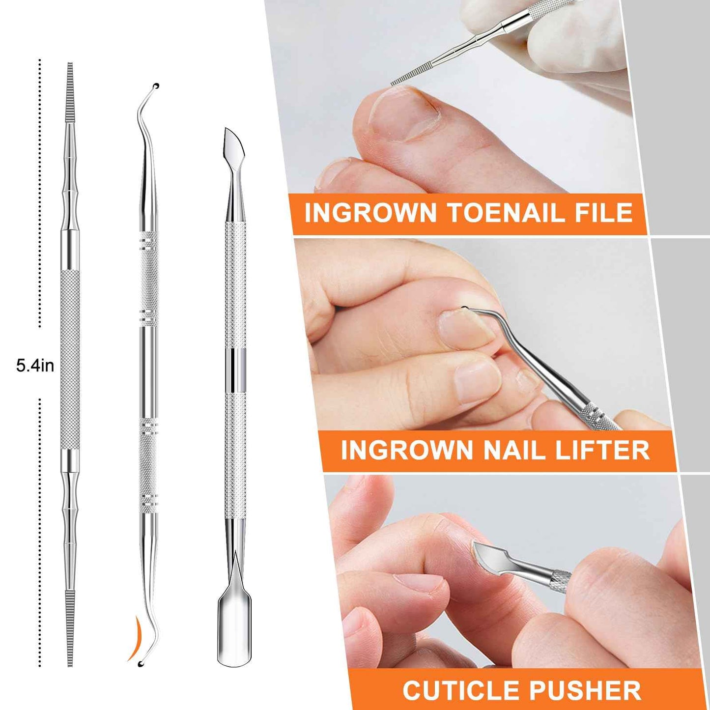 Toenail Clippers for Seniors Thick Toenails, Heavy Duty Wide Opening Toe Nail Clippers for Men Thick Ingrown Nails, Large 360 Degree Rotary Anti-Splash Finger Nail Clippers Adult with Catcher