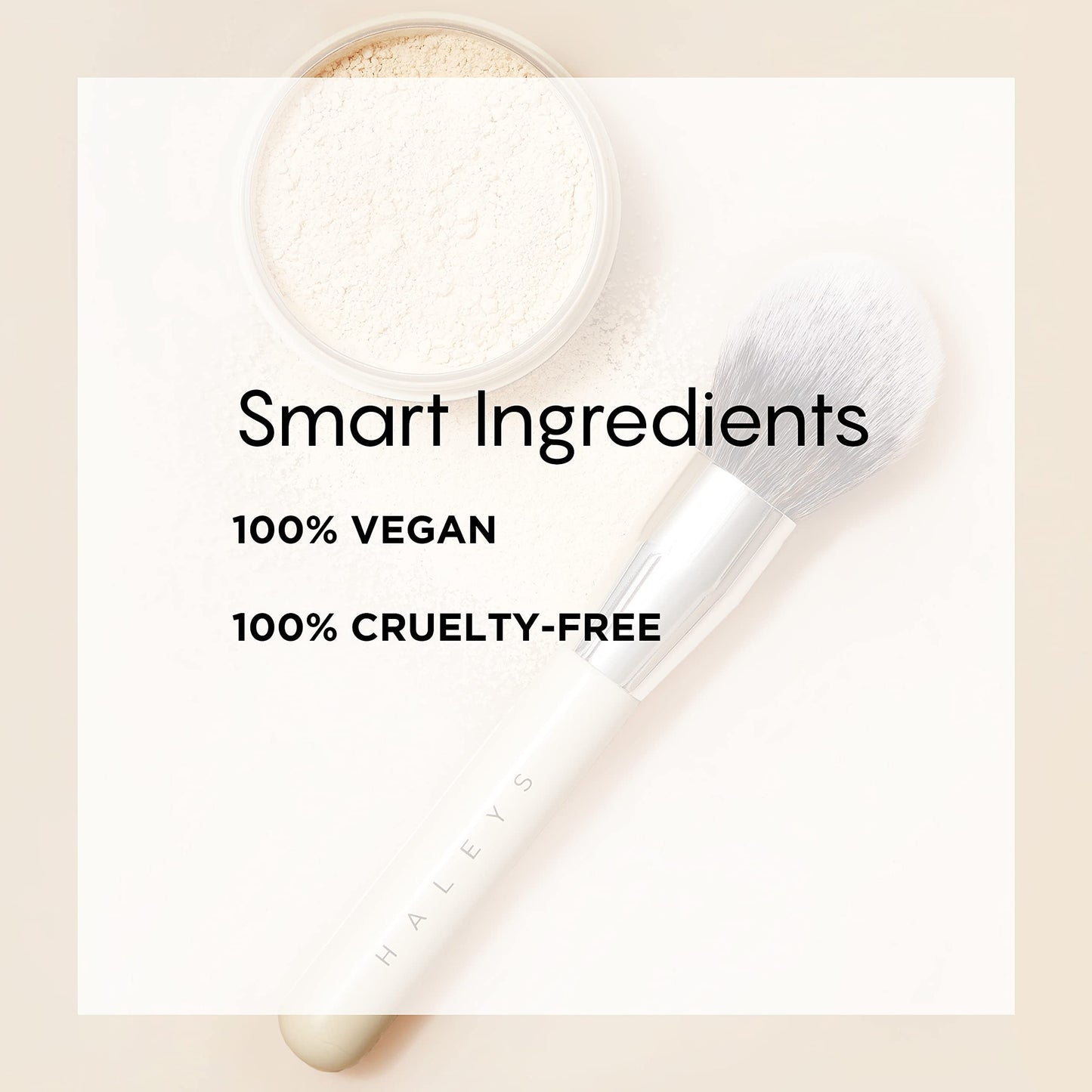 HALEYS Flawless Finish Set (Light Medium): Re-touch Soft Focus Loose Setting Powder, Skin Perfecting, Blurs, Smooths, No flashback, for All Skin Types and Tones,Streak-free, Perfect Blending