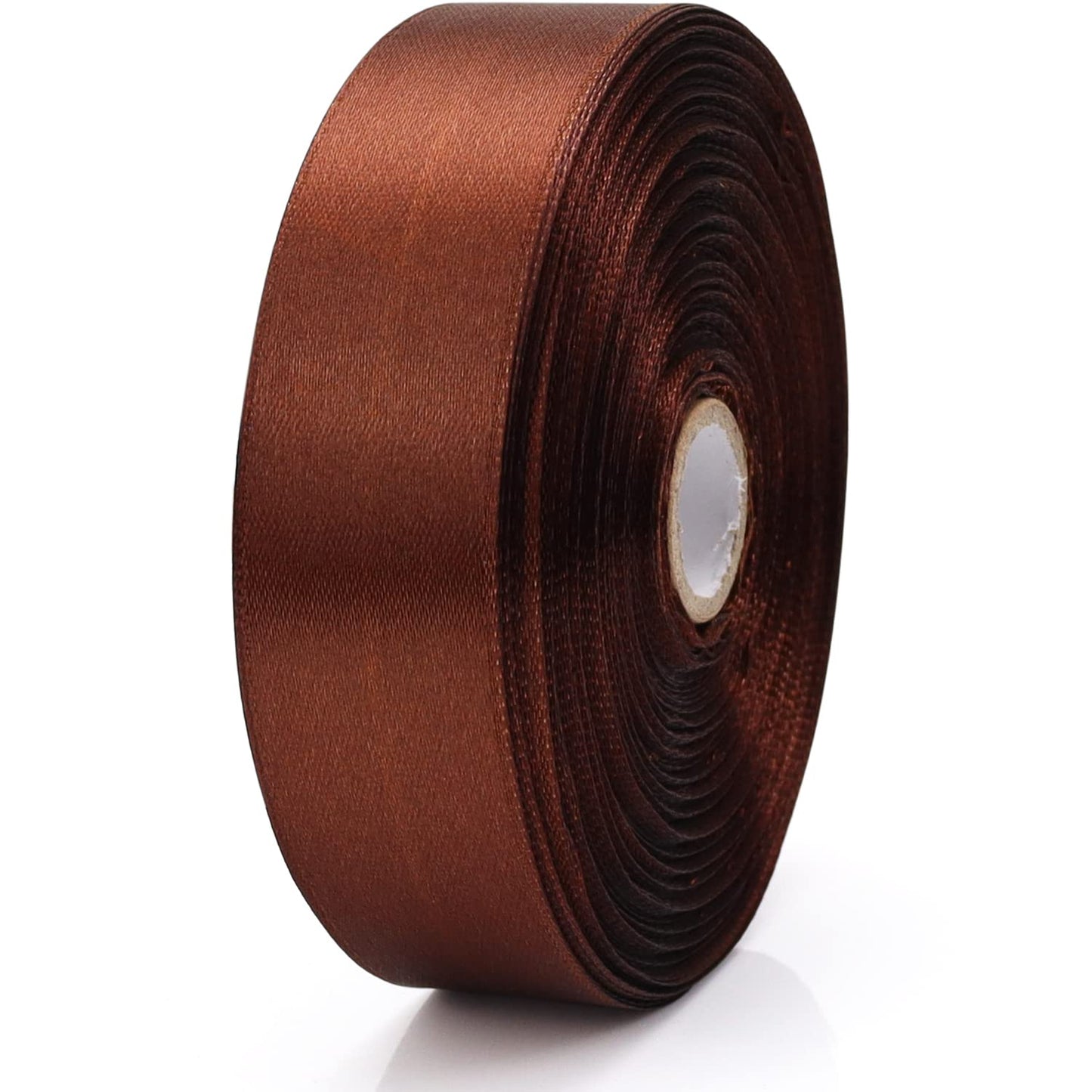 Nsilu 1 inch, Brown Ribbon for Gift Wrapping 50 Yards Perfect Wedding Party Wreath Sewing DIY Hair Accessories Decoration Floral Hair Balloons Other Projects