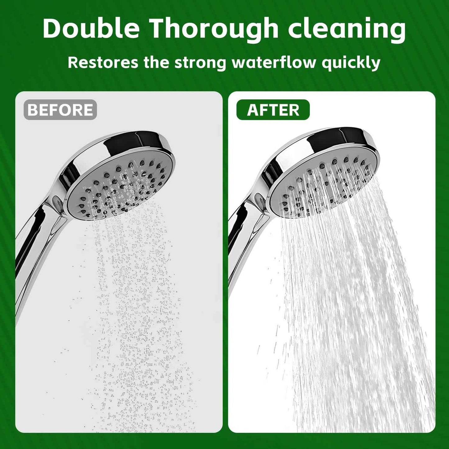 uadbau Shower Head Cleaner Tool Set, Multi-Size Shower Head Cleaning Brush for Small Hole Anti-Clogging Nozzle with Storage Boxes, Picks Fitting Nozzle Unclogger for Household Bathroom (30 Pcs)