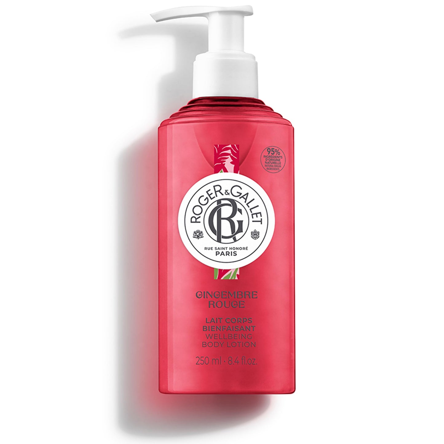 ROGER & GALLET | Body Lotion for Women |Gingembre Rouge - Red Ginger 8.4 oz Bottle