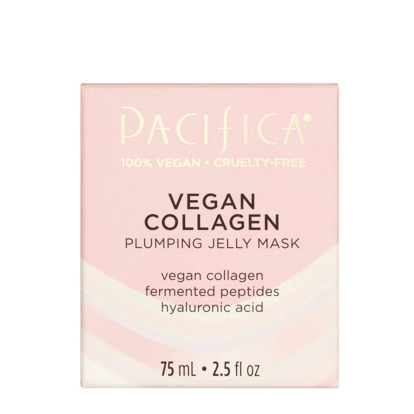 Pacifica Beauty Vegan Collagen Plumping Jelly Overnight Face Mask, Skincare, Peptide Moisturizer, Hyaluronic Acid, Squalane, Glass Skin, For All Skin Types, Vegan, 2.5 fl oz (1 Count)