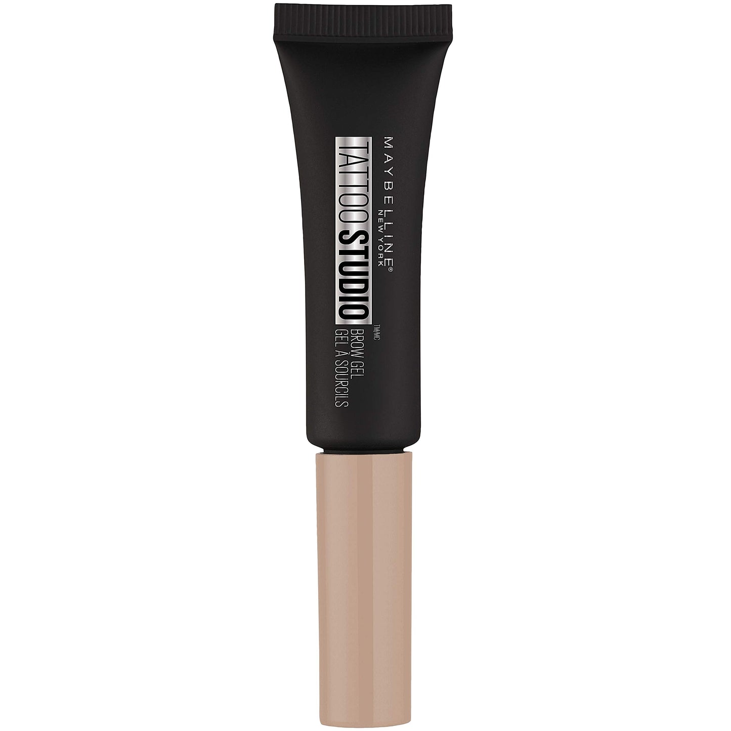 Maybelline TattooStudio Longwear Waterproof Eyebrow Gel Makeup for Fully Defined Brows, Spoolie Applicator Included, Lasts Up To 2 Days, Warm Brown, 0.23 Fl Oz (Pack of 1)