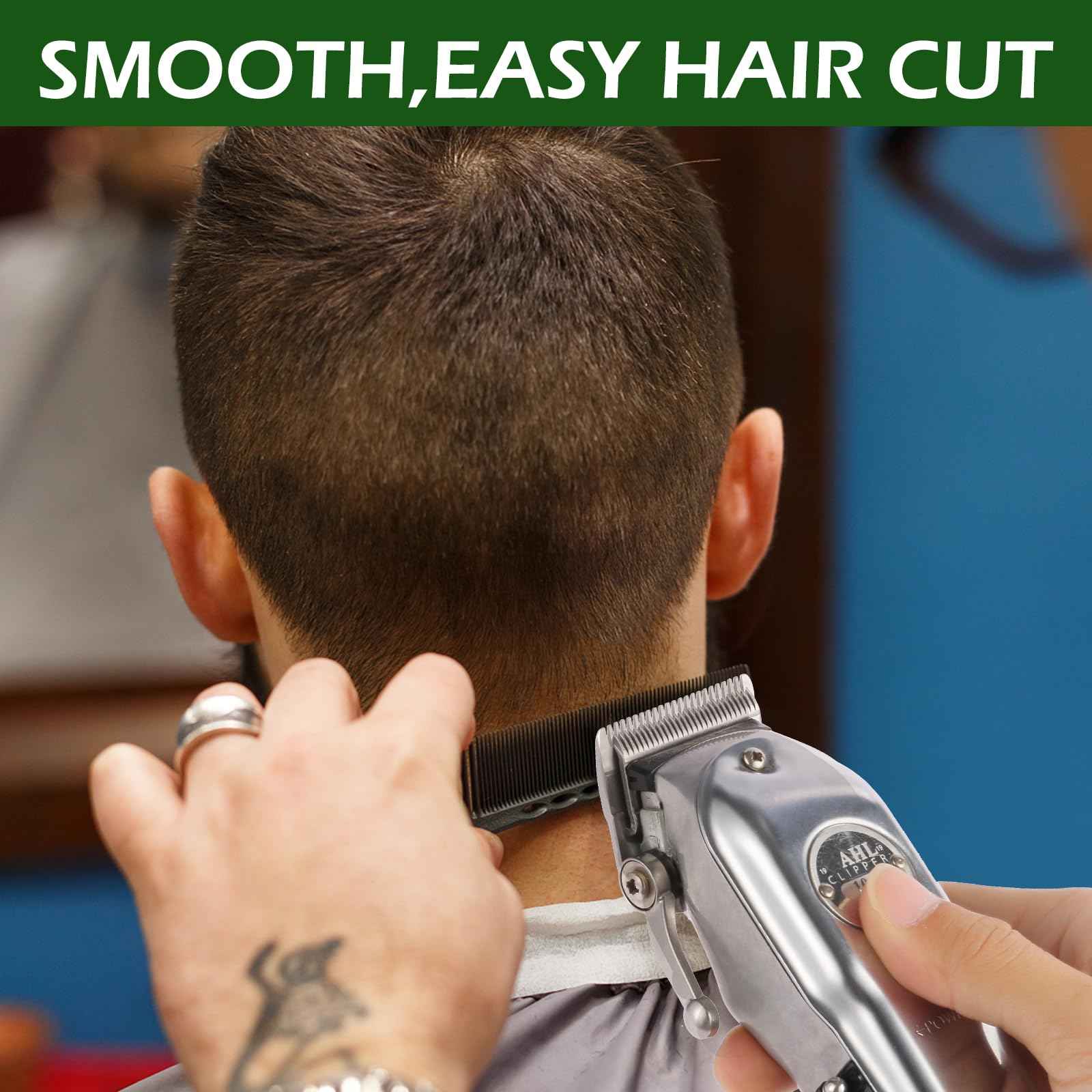 ZZYZSFUS 4 Pack Professional Replacement Clipper Blades,Precision 2 Holes Adjustable Hair Clipper Parts Blade for 5-Star Senior, Magic Clip, Reflections Senior