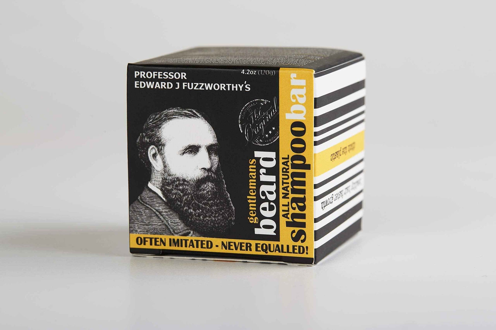 Professor Fuzzworthy Men’s Essential Beard Care Grooming Kit - Beard Shampoo & Boar Bristle Beard Brush - Best Travel Gift Set | 100% Natural & Zero Waste | Organic Ingredients Sulfate & Paraban Free