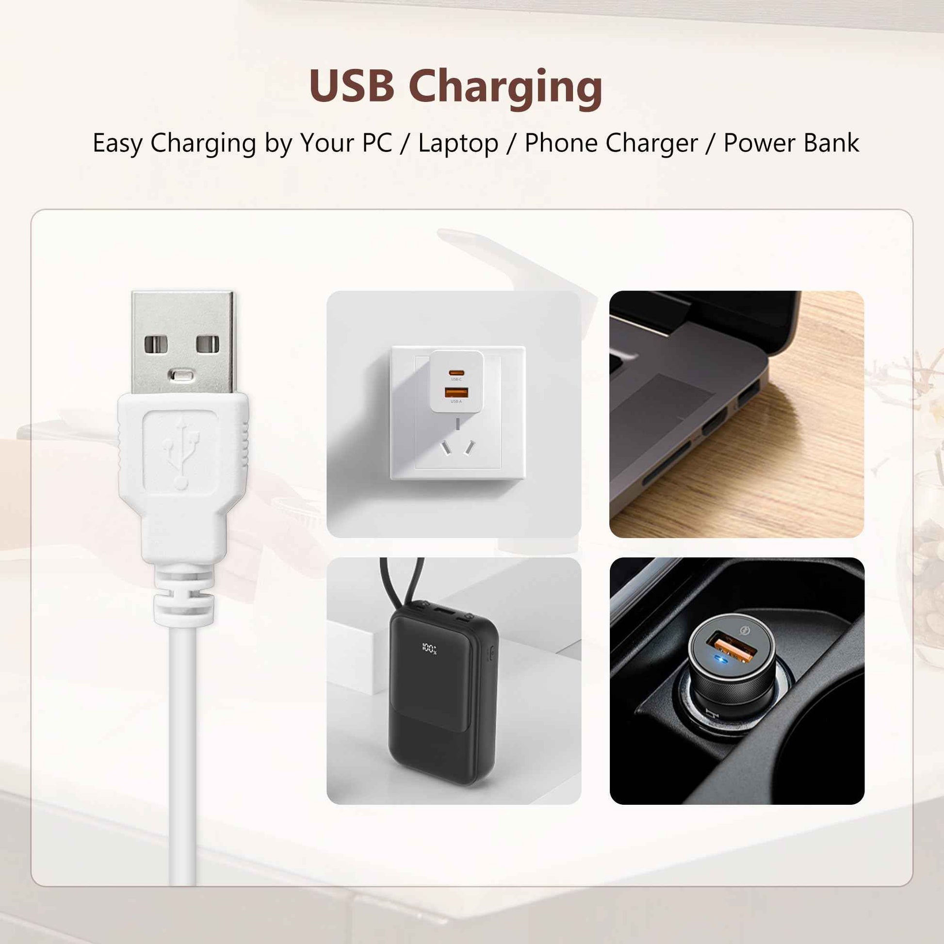 GnoTis USB Charger Cable for FOREO Luna Facial Cleansers and ISSA Toothbrushes - 4.9FT Replacement Cord for Luna 3, Mini, Ora/Ora 2, Lily/Lily 2, Liv/Liv 2