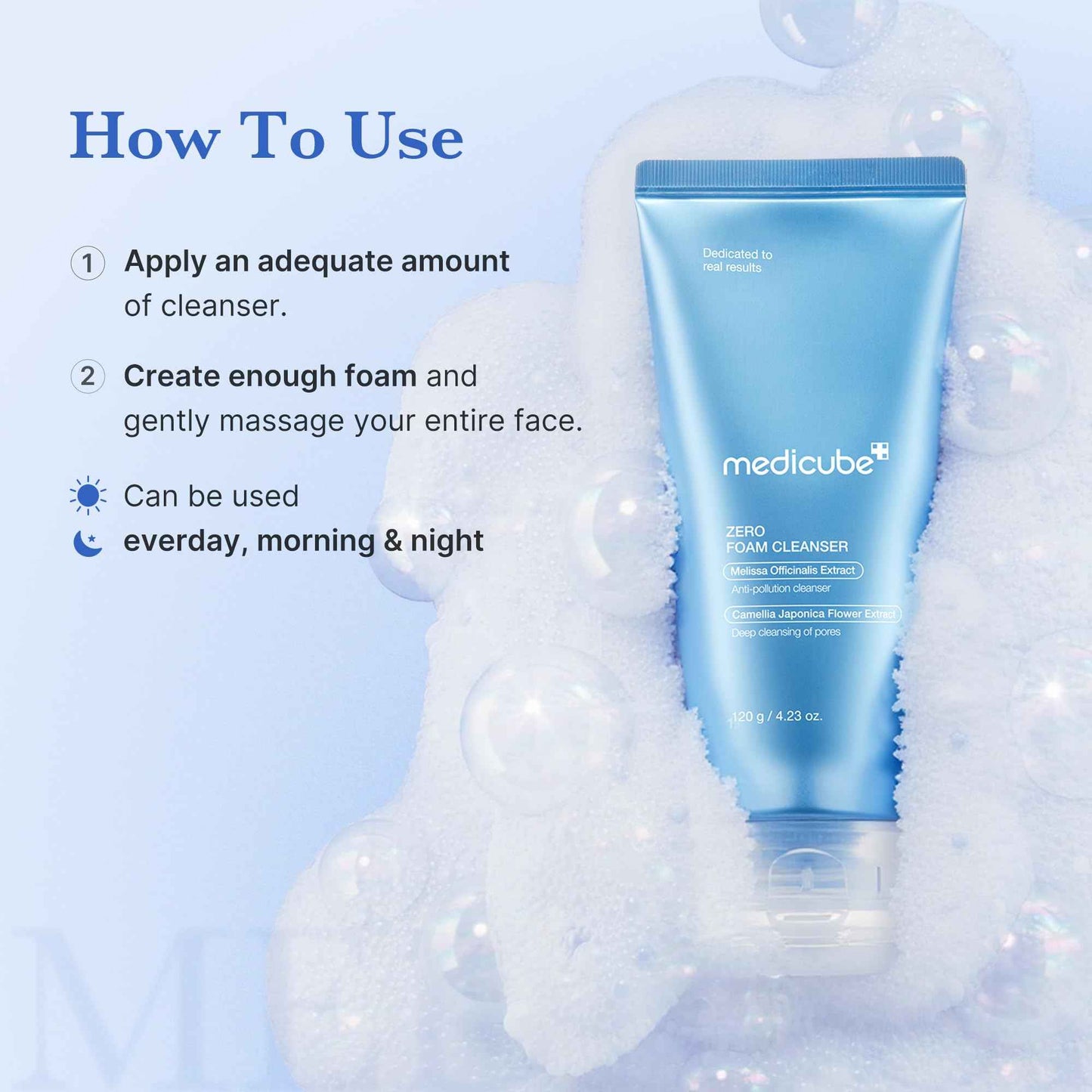 medicube Home Care Duo for Flawless Skin: Zero Pore Blackhead Mud Facial Mask and Zero Foam Cleanser for Sensitive Skin