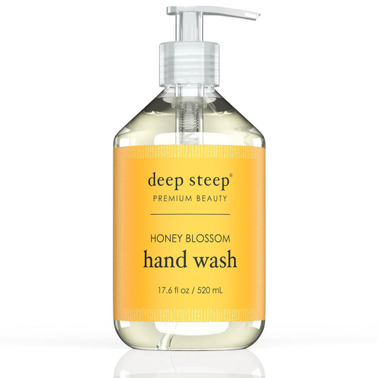 Deep Steep Liquid Hand Wash, 17.6 Ounces (Honey Blossom)