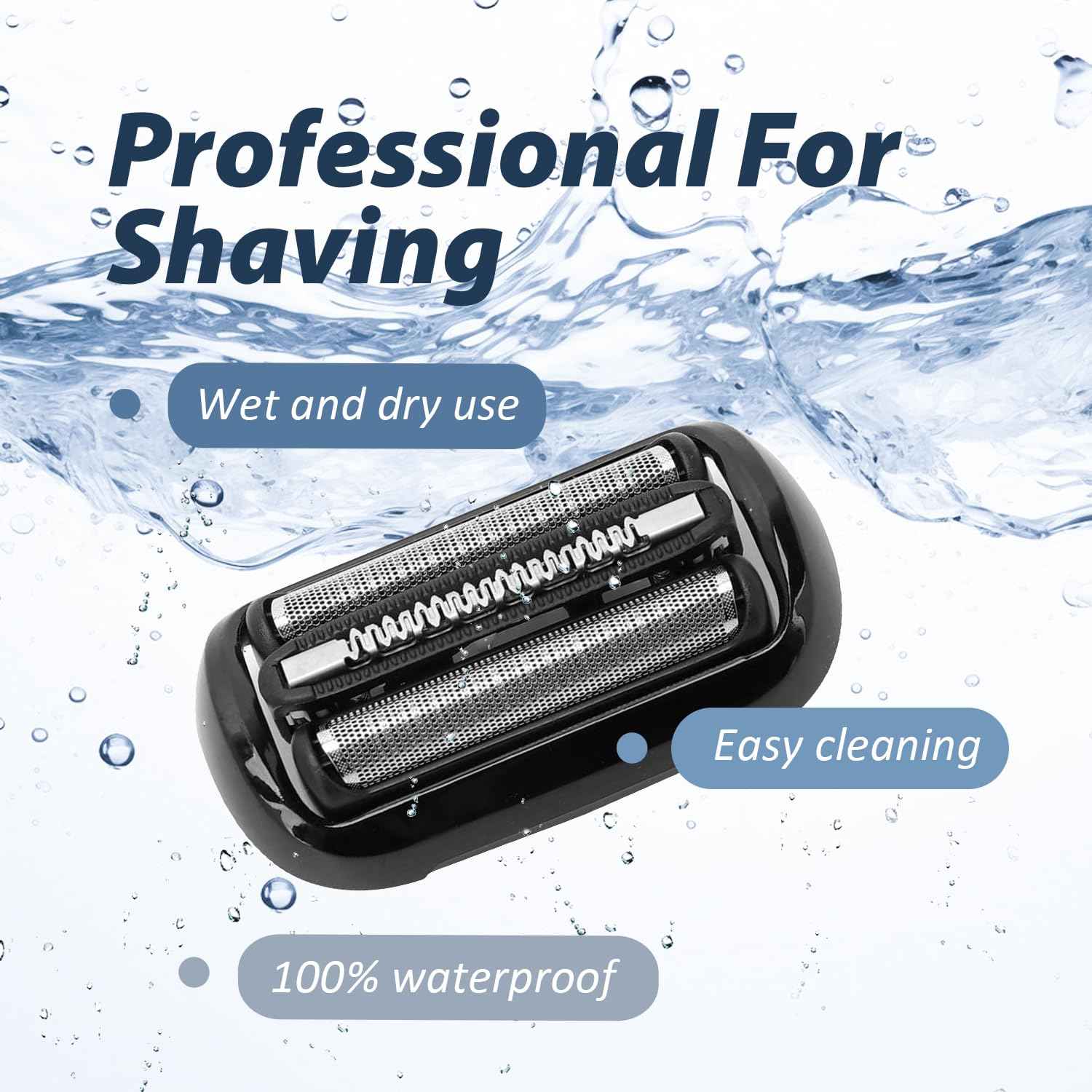54B Replacement Head Shaver Head Compatible with Shaving Razor Head, Suitable for 5118s, 5120s and 5150cs.