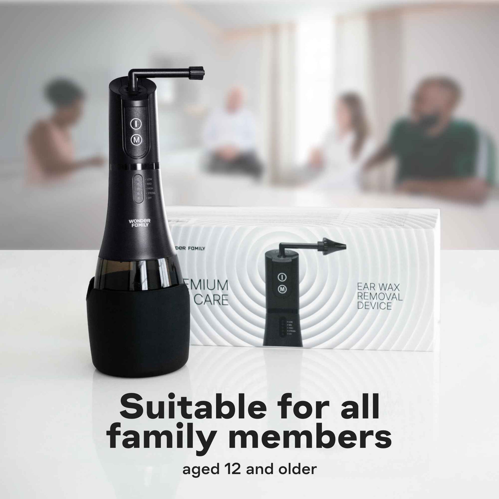 Electric Ear Wax Removal Kit for Adults - 5 Mode Electric Ear Cleaner and Earwax Removal Kit - 6 Nozzles